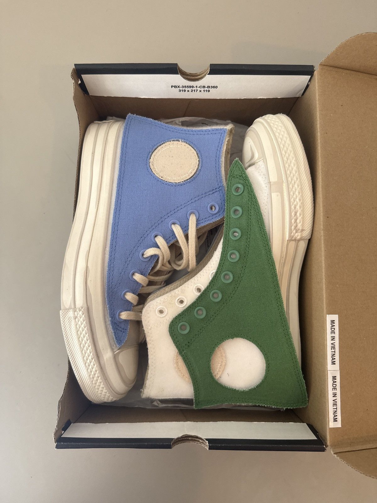 Converse Converse Chuck High Joshua Vides Cream / Multicolor Size US 7.5 / EU 40-41 - 1 Thumbnail