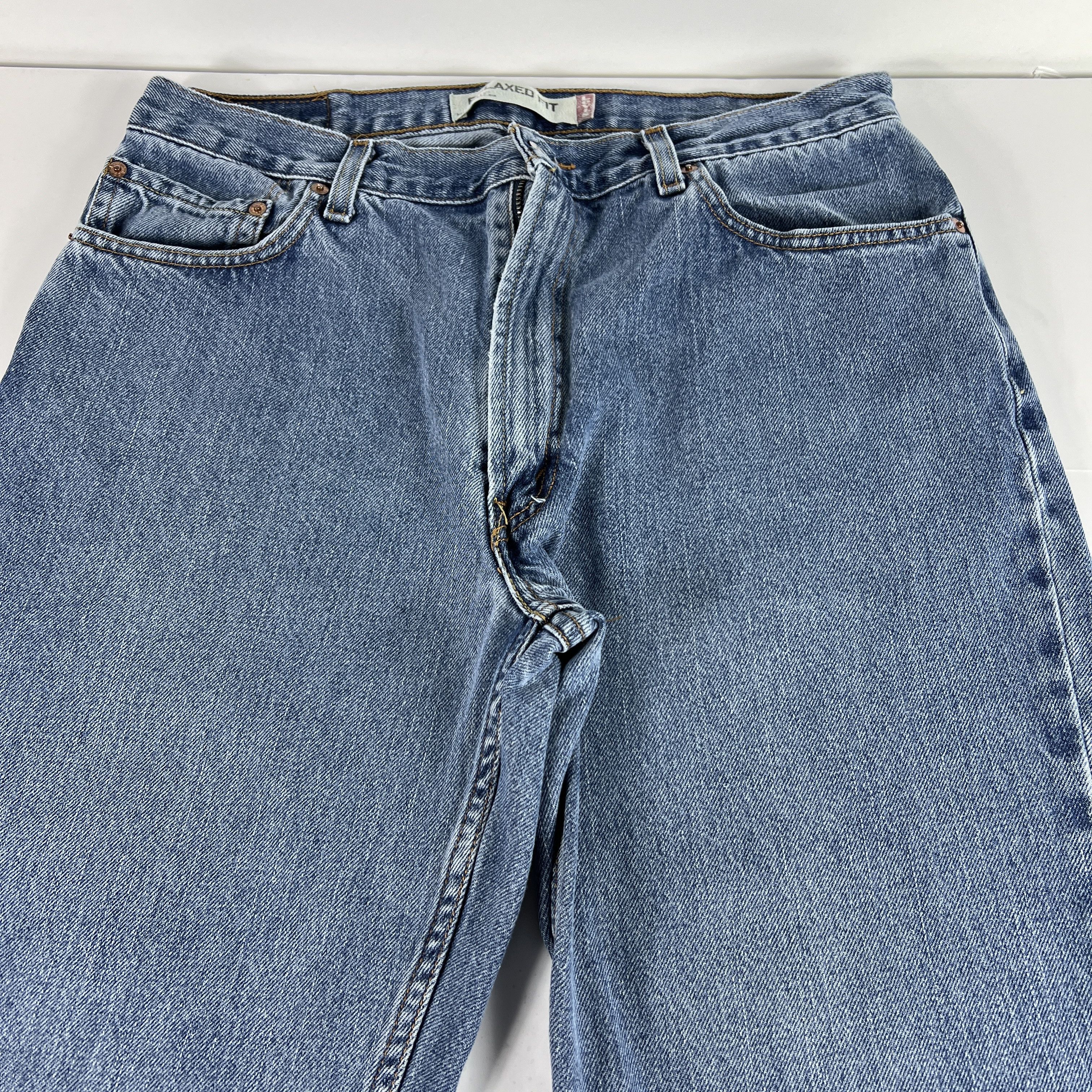 Levi's Y2K Levi's Jean 550 Relaxed Straight Blue Faded Cotton Denim Size US 34 / EU 50 - 2 Preview