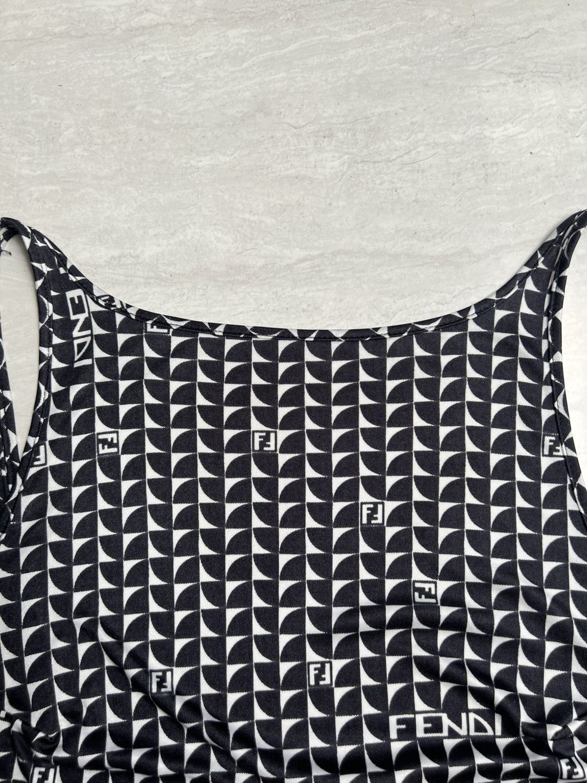 Fendi Fendi Motive Midi Dress Size XS / US 0-2 / IT 36-38 - 12 Thumbnail