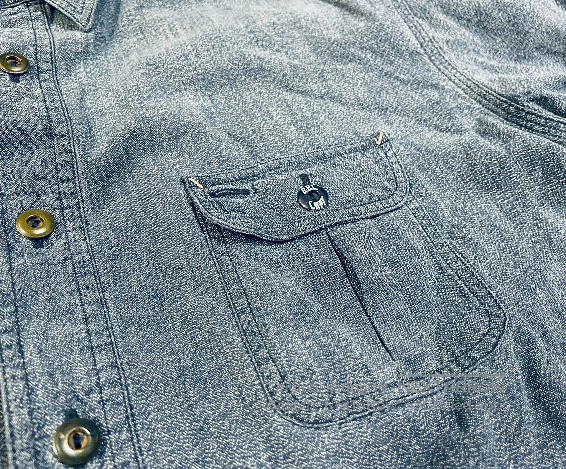RRL Ralph Lauren RRL Indigo Vintage Workwear Shirt Jacket. Size US S / EU 44-46 / 1 - 4 Thumbnail