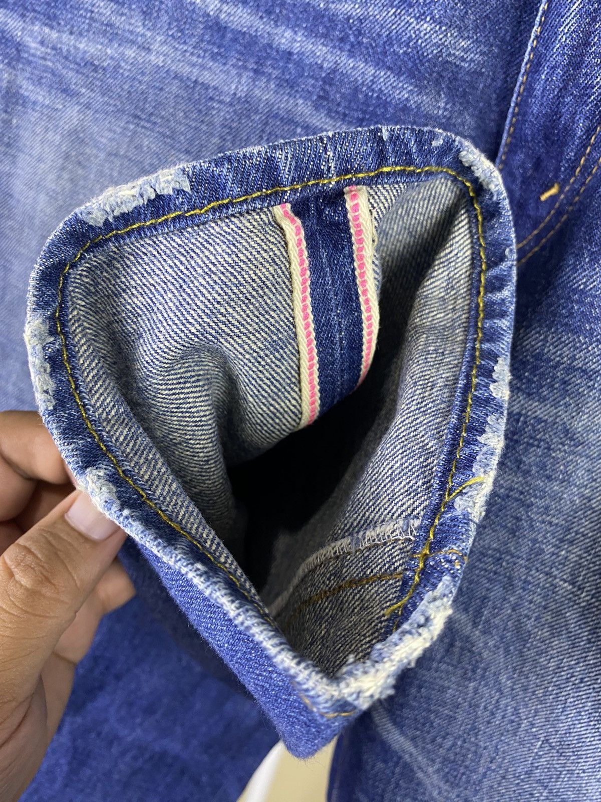 Fragment Design × Levi's Levi’s Fenom x Fragment Design Selvedge Denim Pants Size US 30 / EU 46 - 16 Thumbnail