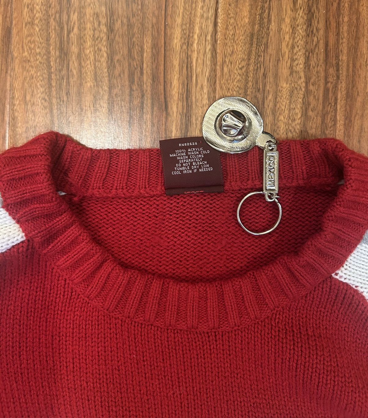 Southpole Y2K Southpole Knit Sweater Red White Varsity Letterman Patch Size US XL / EU 56 / 4 - 4 Thumbnail