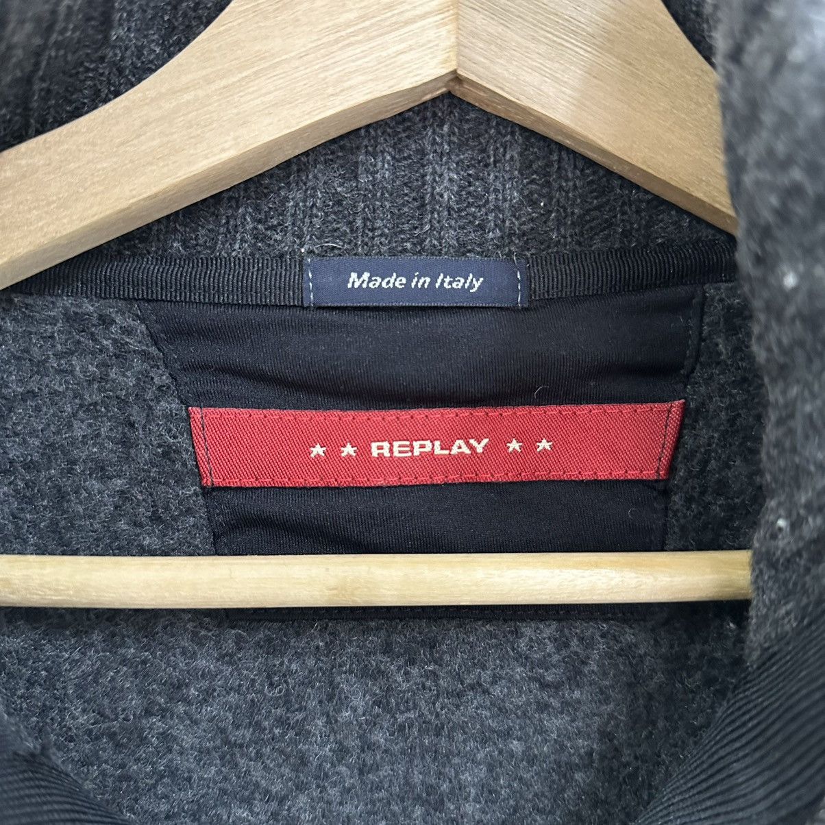 Japanese Brand × Vintage Vintage Replay Italy Sweater Zipper Ups Pat Off EU Size US XL / EU 56 / 4 - 6 Thumbnail