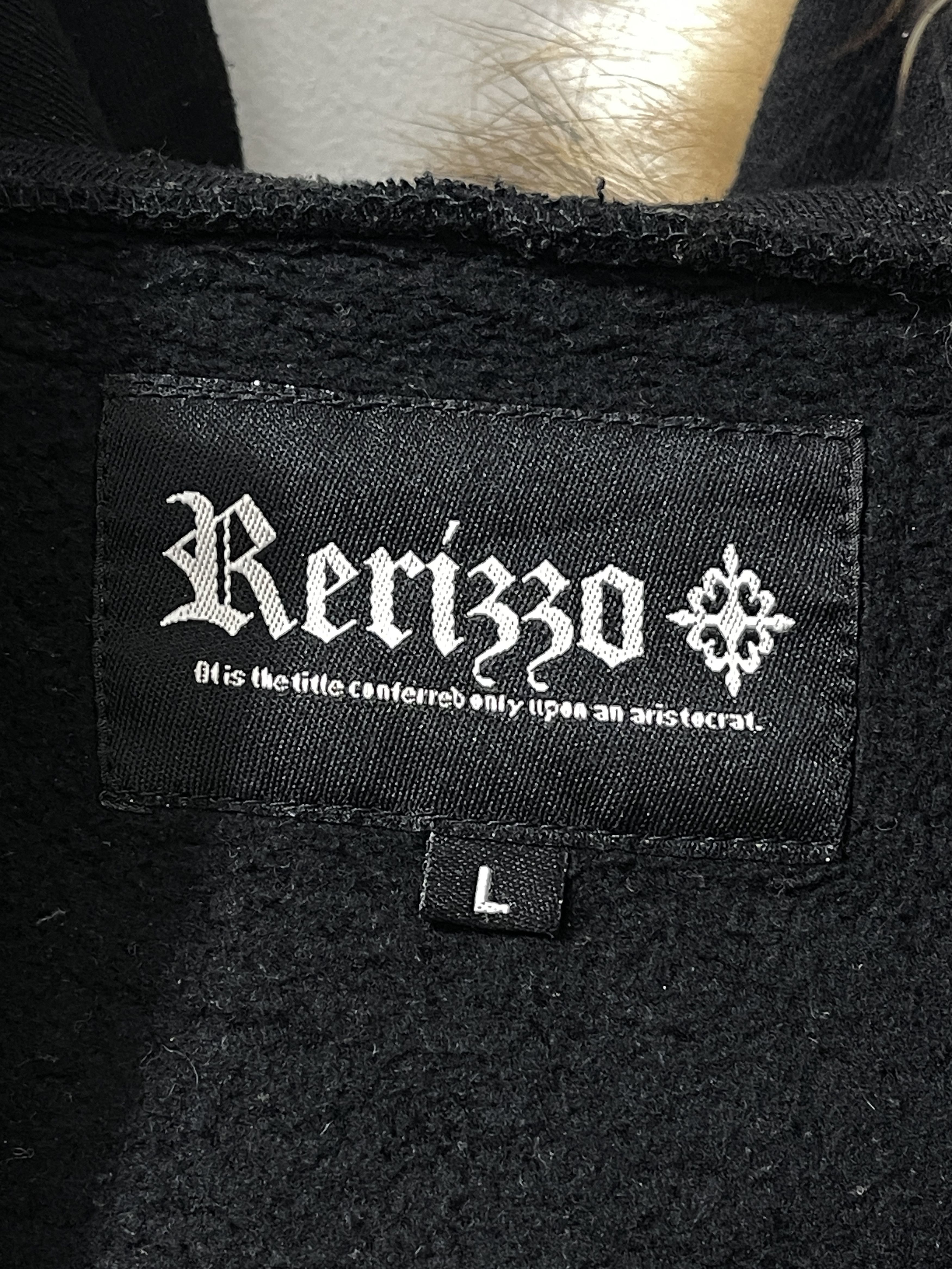 Japanese Brand 2000s Rerizzo Japan Archive Punk Vkei Opium Style Hoodie Size US L / EU 52-54 / 3 - 6 Thumbnail
