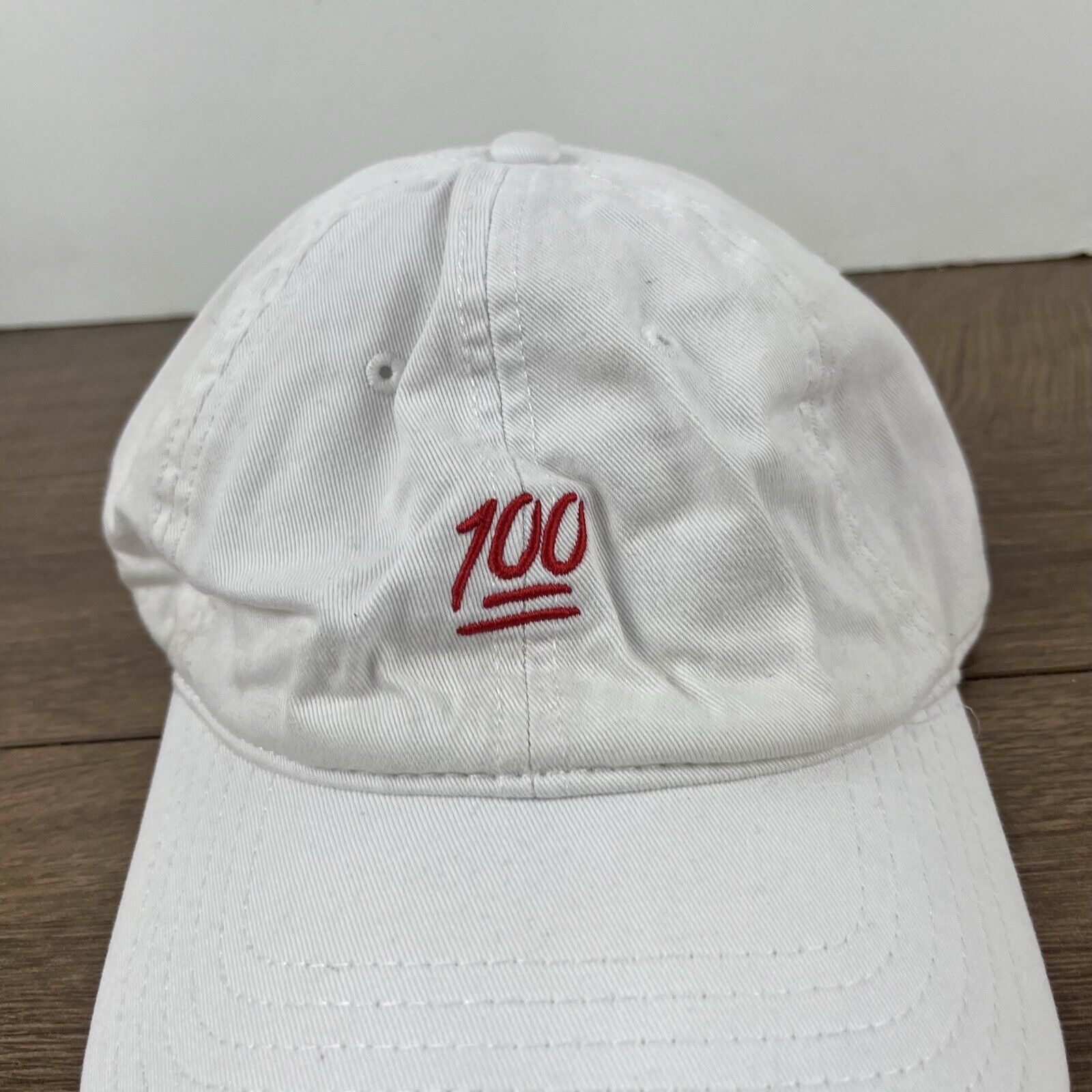 Other 100 Hat One Hundred Hat Adjustable Hat White Adjustable Hat Size ONE SIZE - 6 Thumbnail