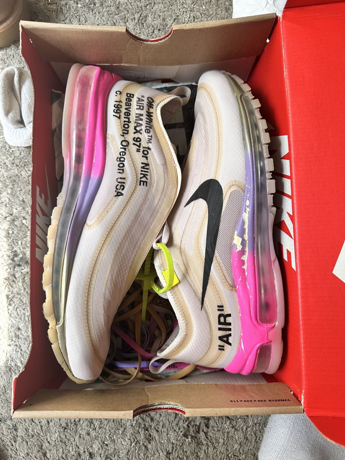 Nike × Off-White Off white Airmax97 serena williams. Size US 11 / EU 44 - 1 Thumbnail