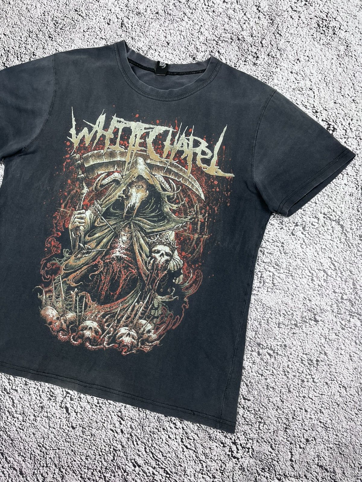 Band Tees Vintage Whitechapel trashed faded deathcore band tshirt Size US L / EU 52-54 / 3 - 3 Thumbnail