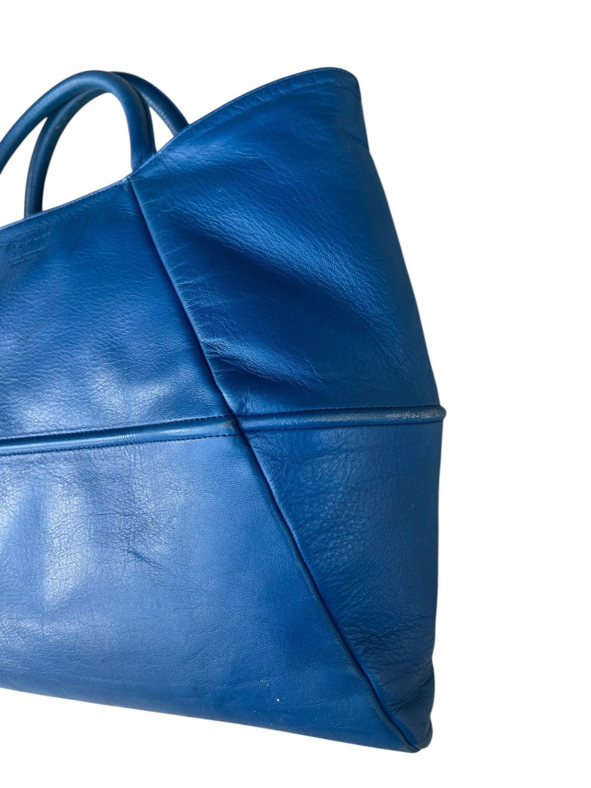 Leather Vintage 2000s Y2K Yohji Yamamoto Y’saccs All Leather Bag Size ONE SIZE - 6 Thumbnail