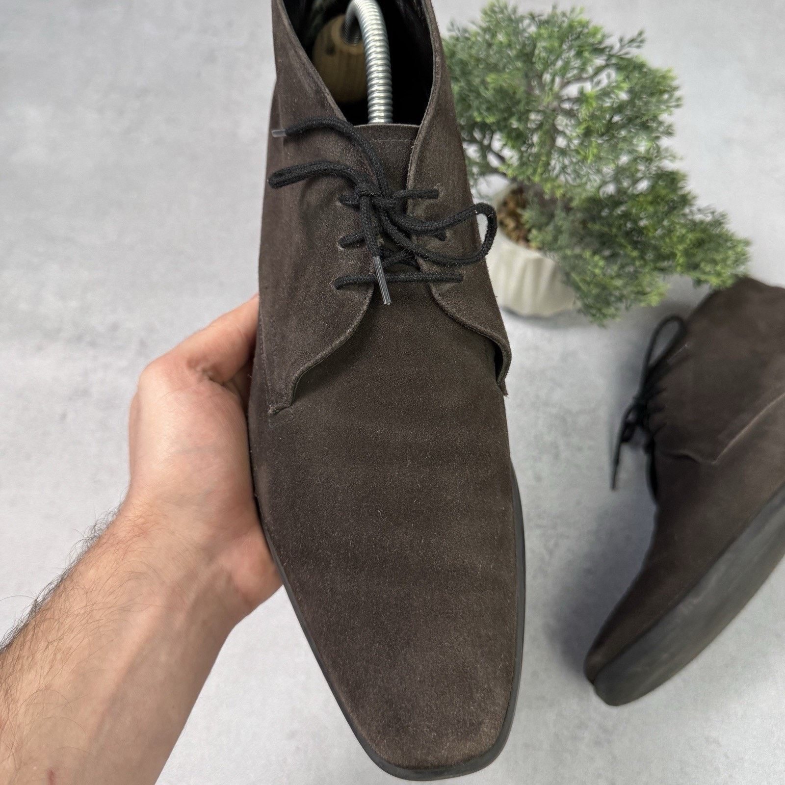 Prada Prada Men Chukka Boot Brown Suede Size US 9 Size US 9 / EU 42 - 7 Thumbnail