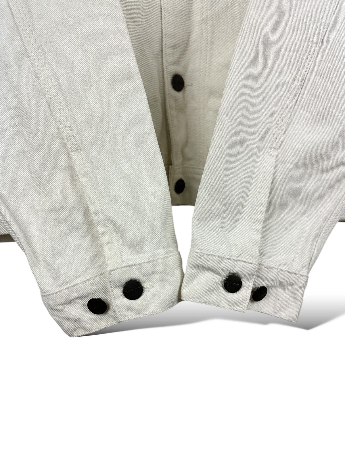 Carhartt Wip Carhartt WIP Saledo White Chore Jacket Canvas Button Front Size US XL / EU 56 / 4 - 9 Thumbnail