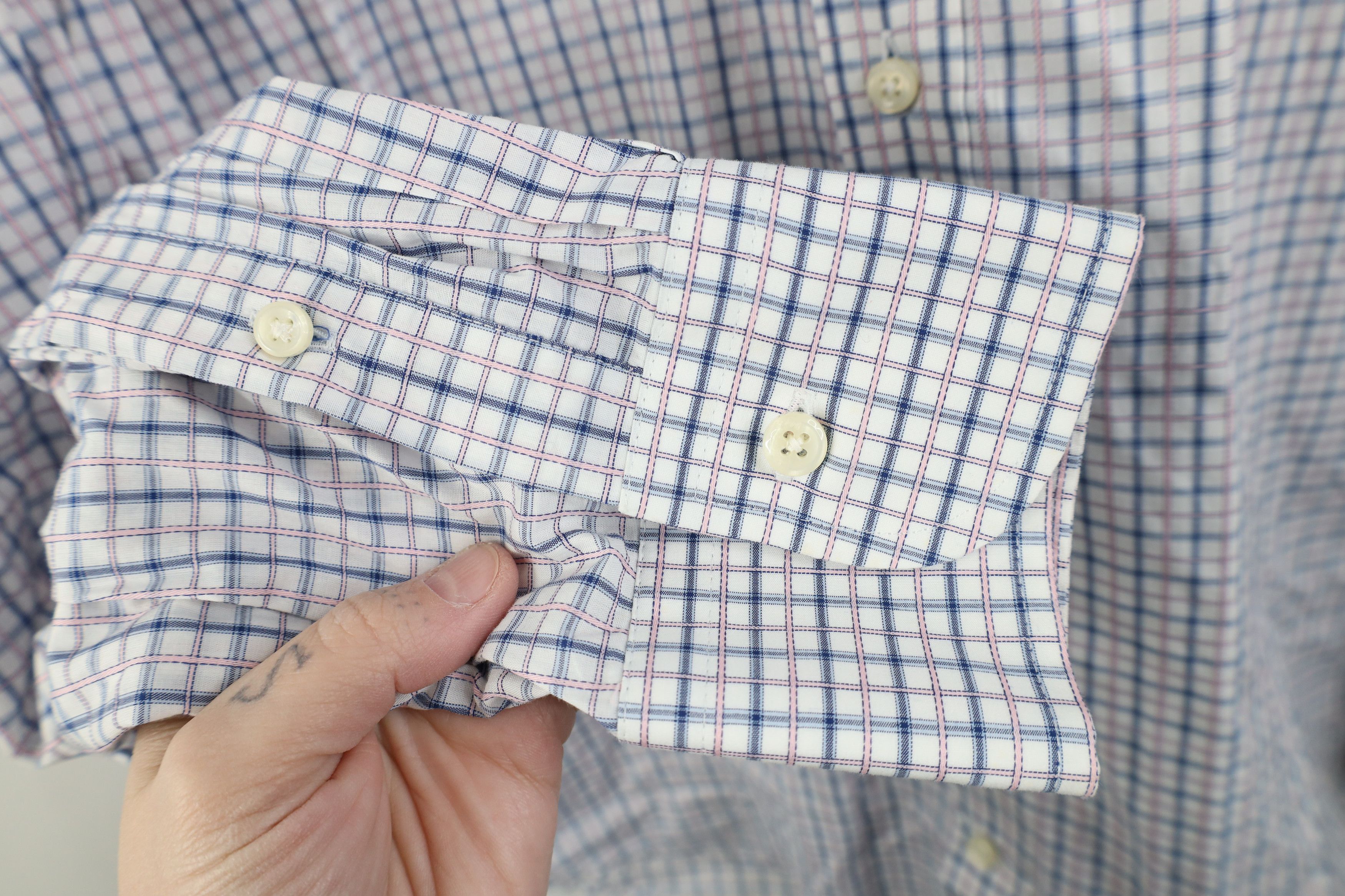 Peter Millar Vintage Peter Millar Collared Button Dress Shirt Cotton Size US XL / EU 56 / 4 - 5 Thumbnail
