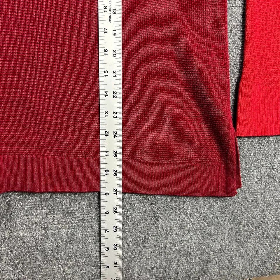 Vince Camuto Vince Camuto Sweater Womens Large Red Knit Tunic Casual Size L / US 10 / IT 46 - 5 Thumbnail