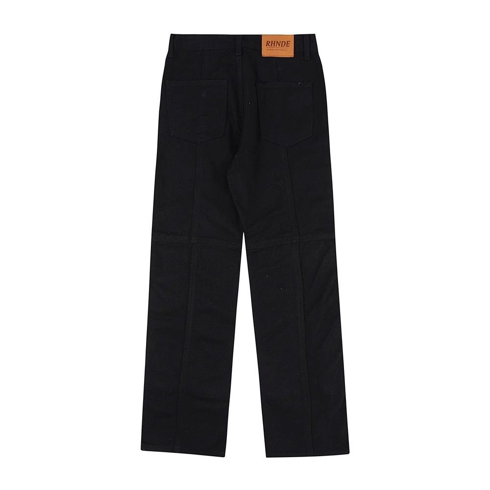 Japanese Brand × Jean Men's street casual versatile loose stitching straight jeans Size US 32 / EU 48 - 2 Thumbnail