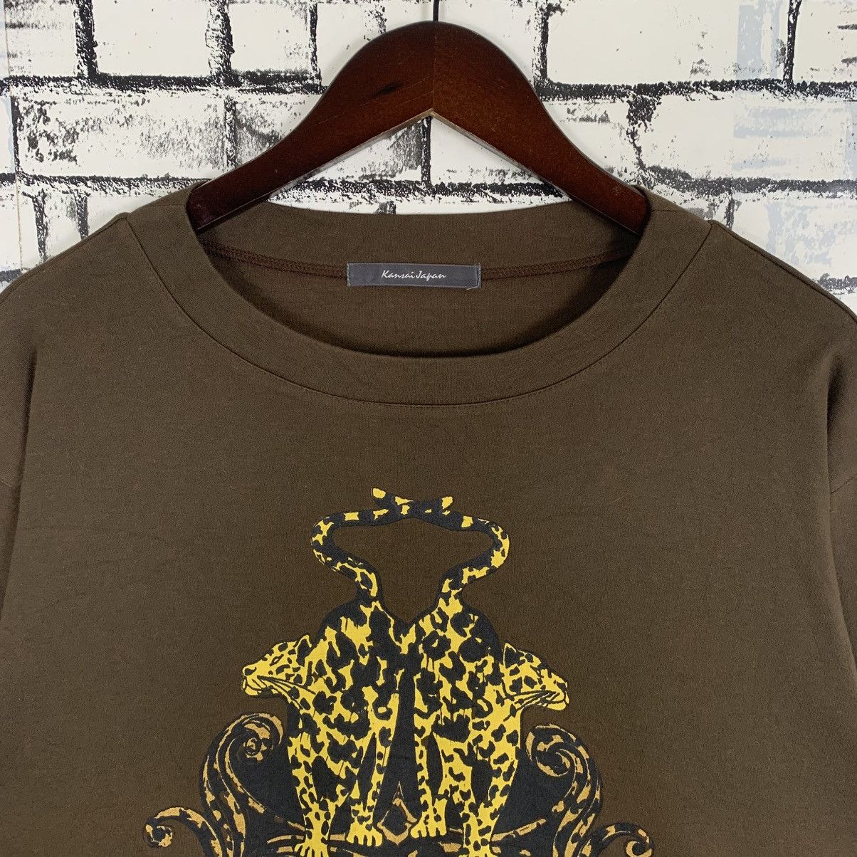 Designer × Vintage Vintage Kansai Yamamoto Fashion Designer Sweatshirt Crewneck Size M / US 6-8 / IT 42-44 - 2 Thumbnail