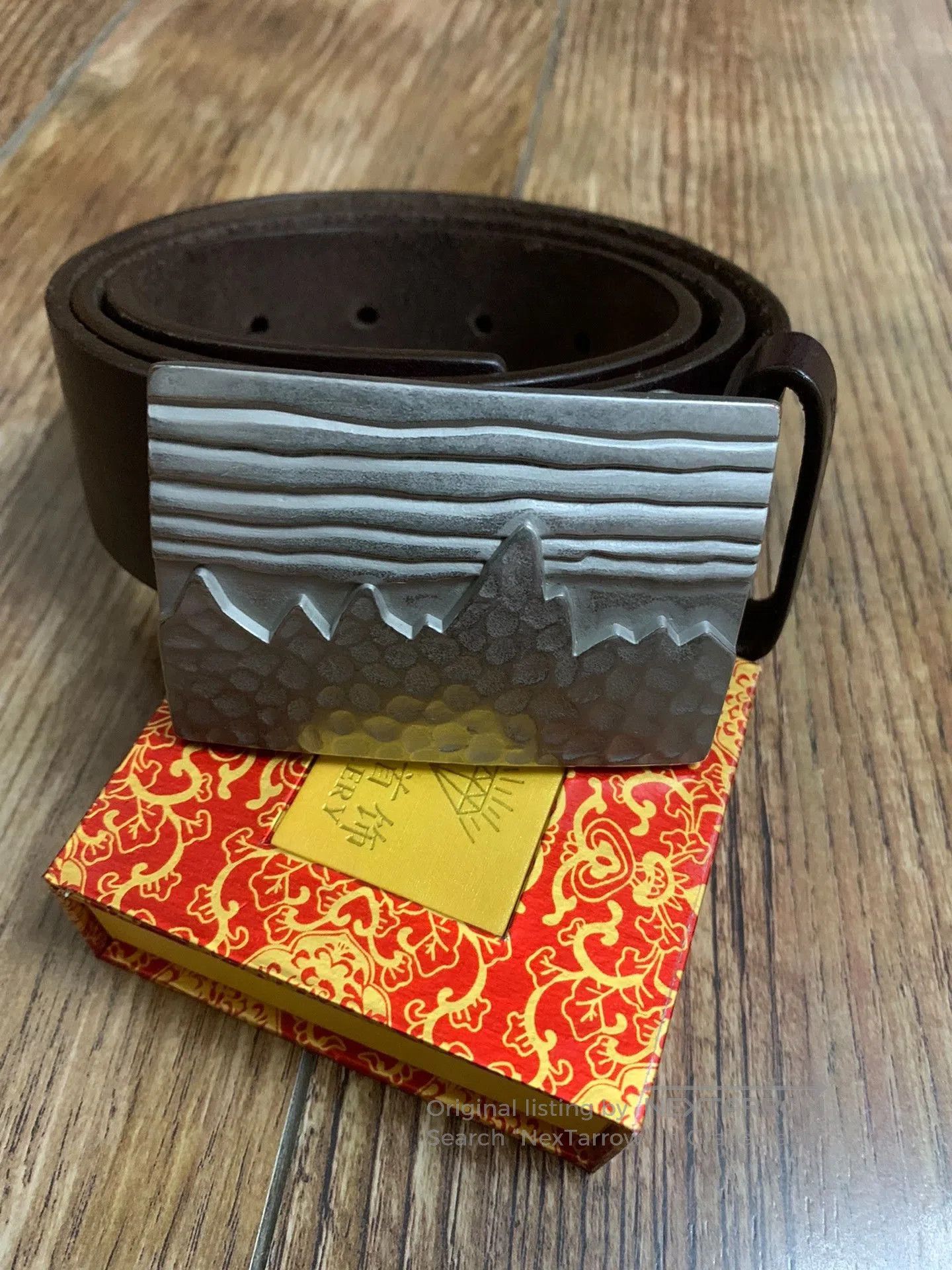 Japanese Brand Patagonia Vintage USA Leather Belt. Size ONE SIZE - 1 Thumbnail