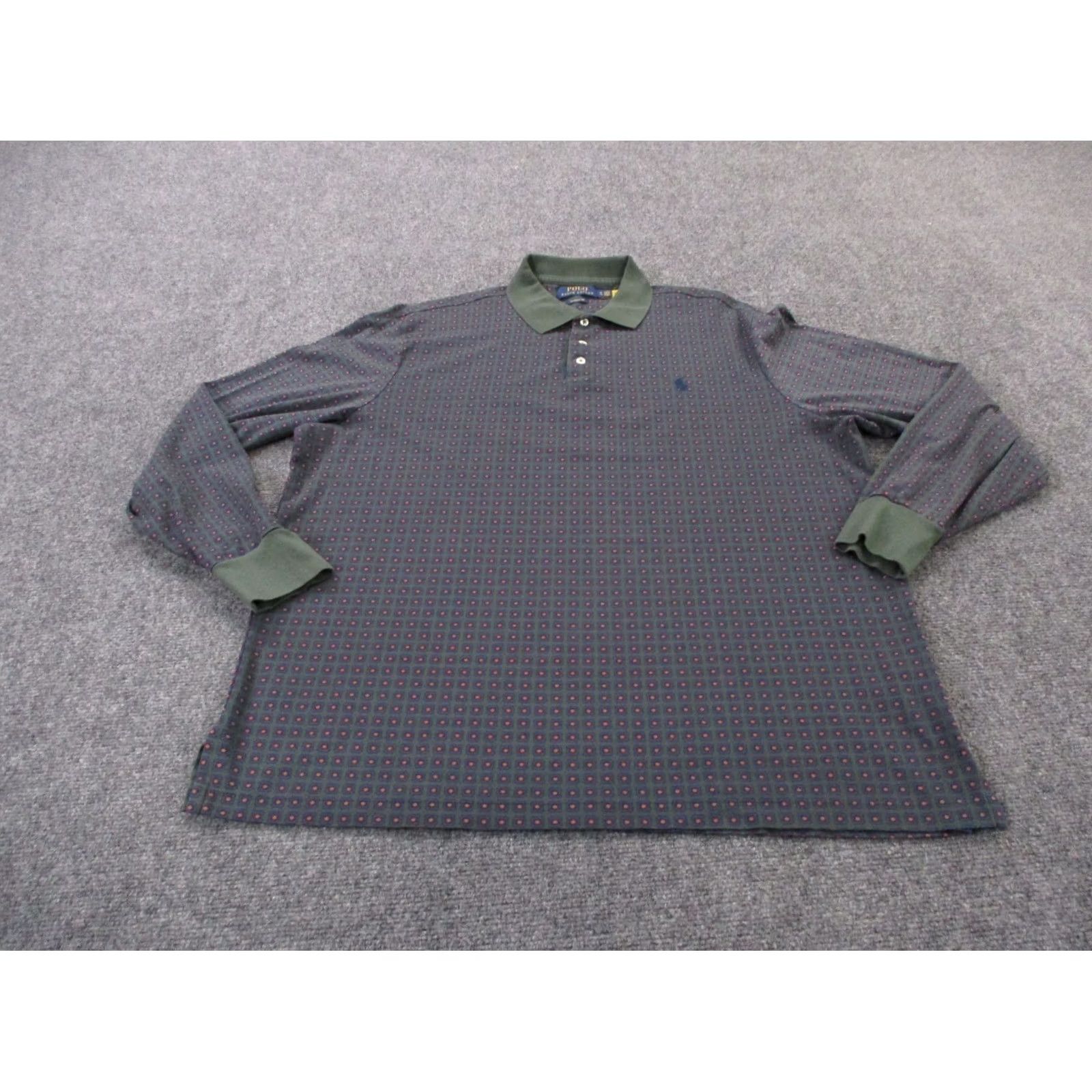 Polo Ralph Lauren Polo Ralph Lauren Shirt Mens XL Mosaic Tile Print Golf Pony Casual Size US XL / EU 56 / 4 - 2 Thumbnail