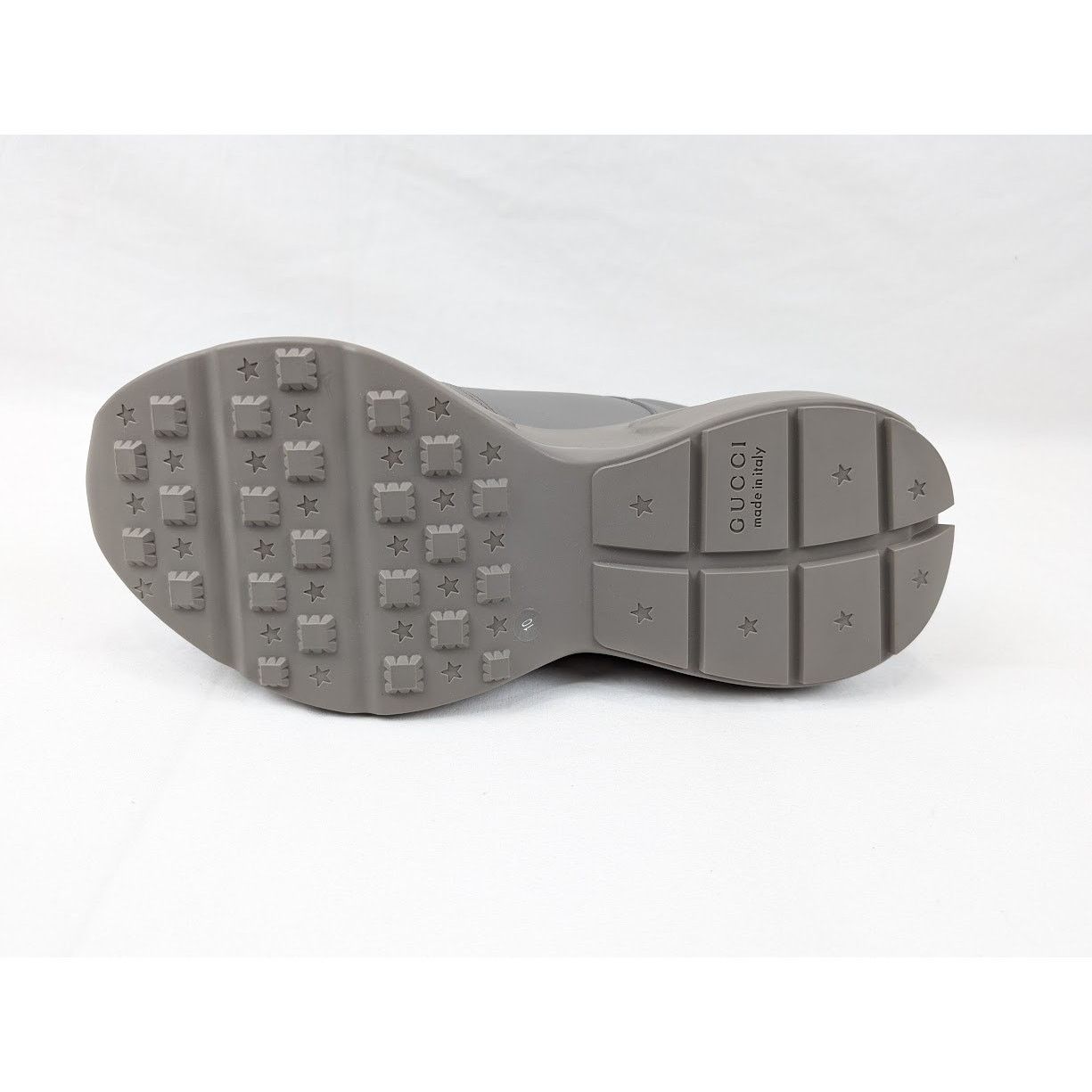 Gucci o1rshd1 Soft Leather Sneakers in Dusty Grey/Admiral Size US 10.5 / EU 43-44 - 9 Thumbnail