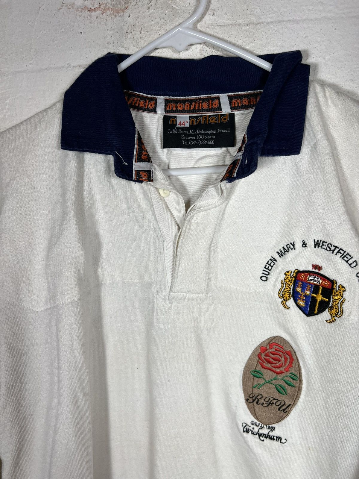 vintage 1982 queen mary & westfield college rugby