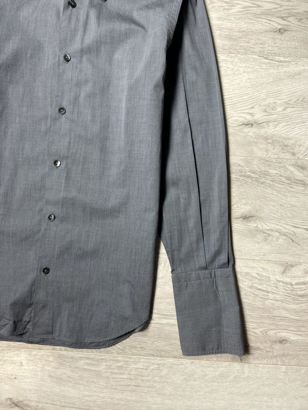 Dolce & Gabbana Dolce & Gabbana Button Up Long Sleeve Shirt (Cufflinks) Size US M / EU 48-50 / 2 - 6 Thumbnail