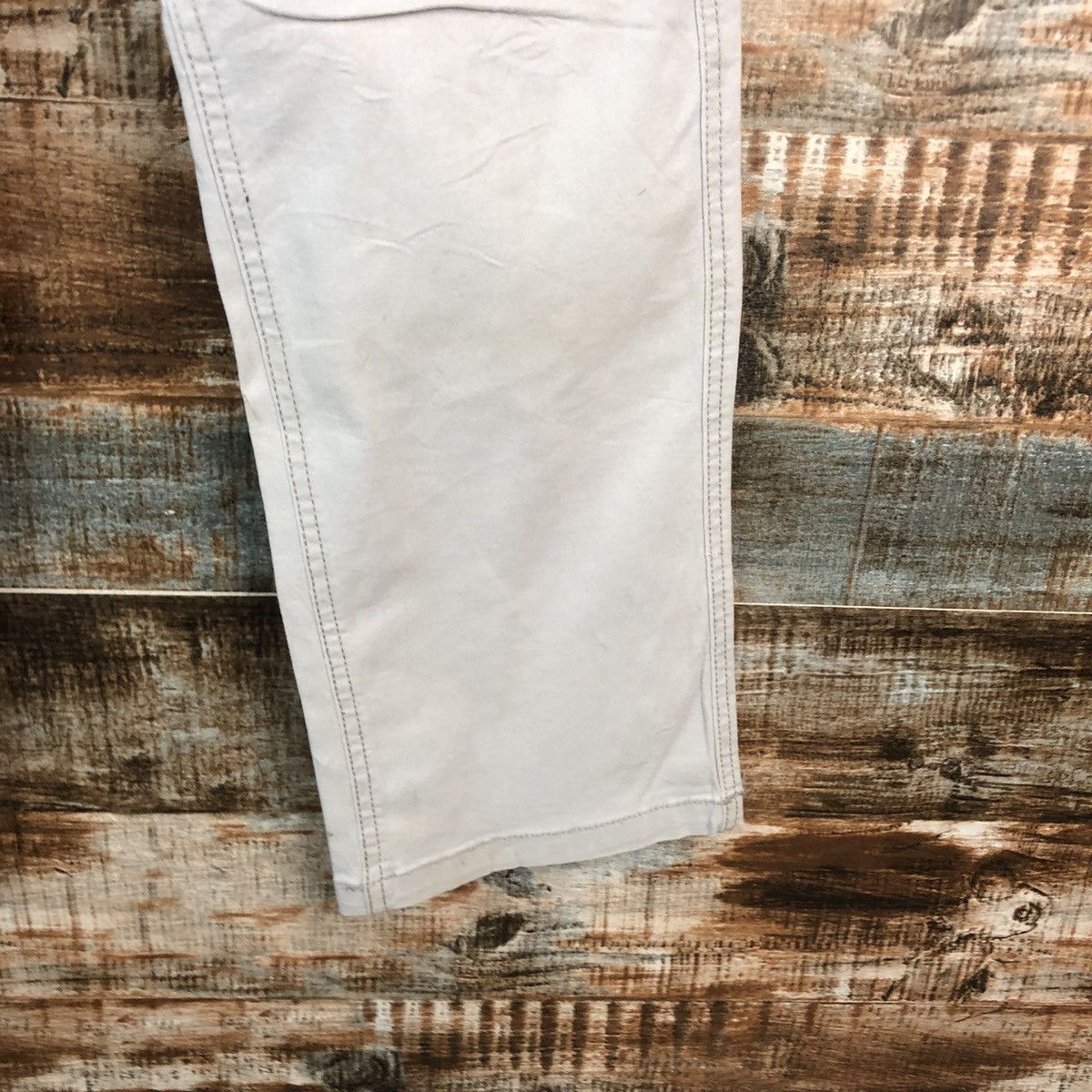 Japanese Brand Geride White Cargo utility Multipocket Pants #A1922 Size US 31 - 12 Thumbnail