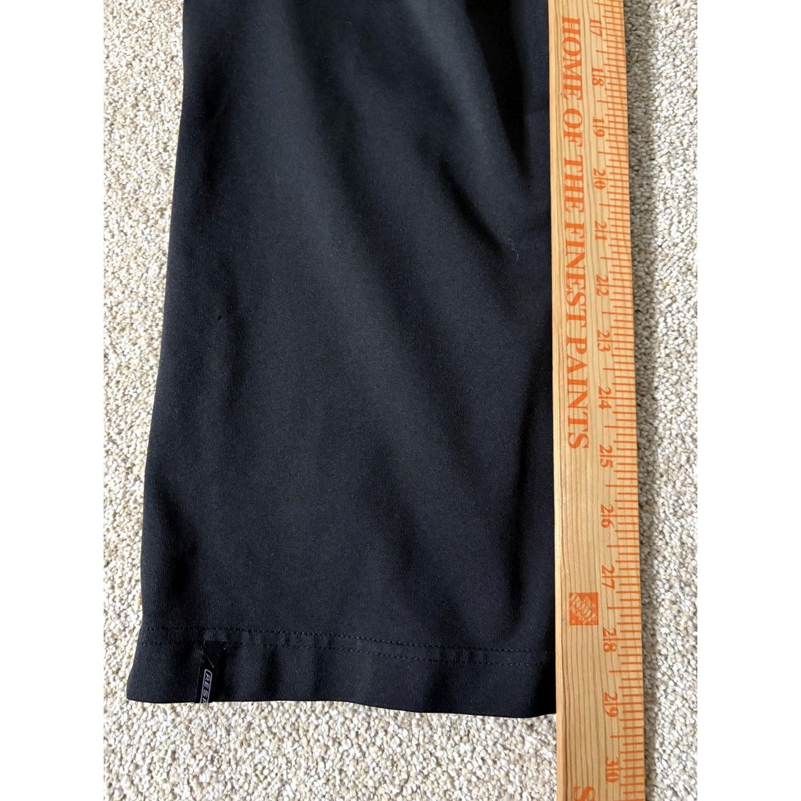 Adidas Adidas Track Pants Mens 34x30 Black 3-Stripes Reflective Zip Hem Response Pants for Running Gym Slit Size US 34 / EU 50 - 2 Thumbnail