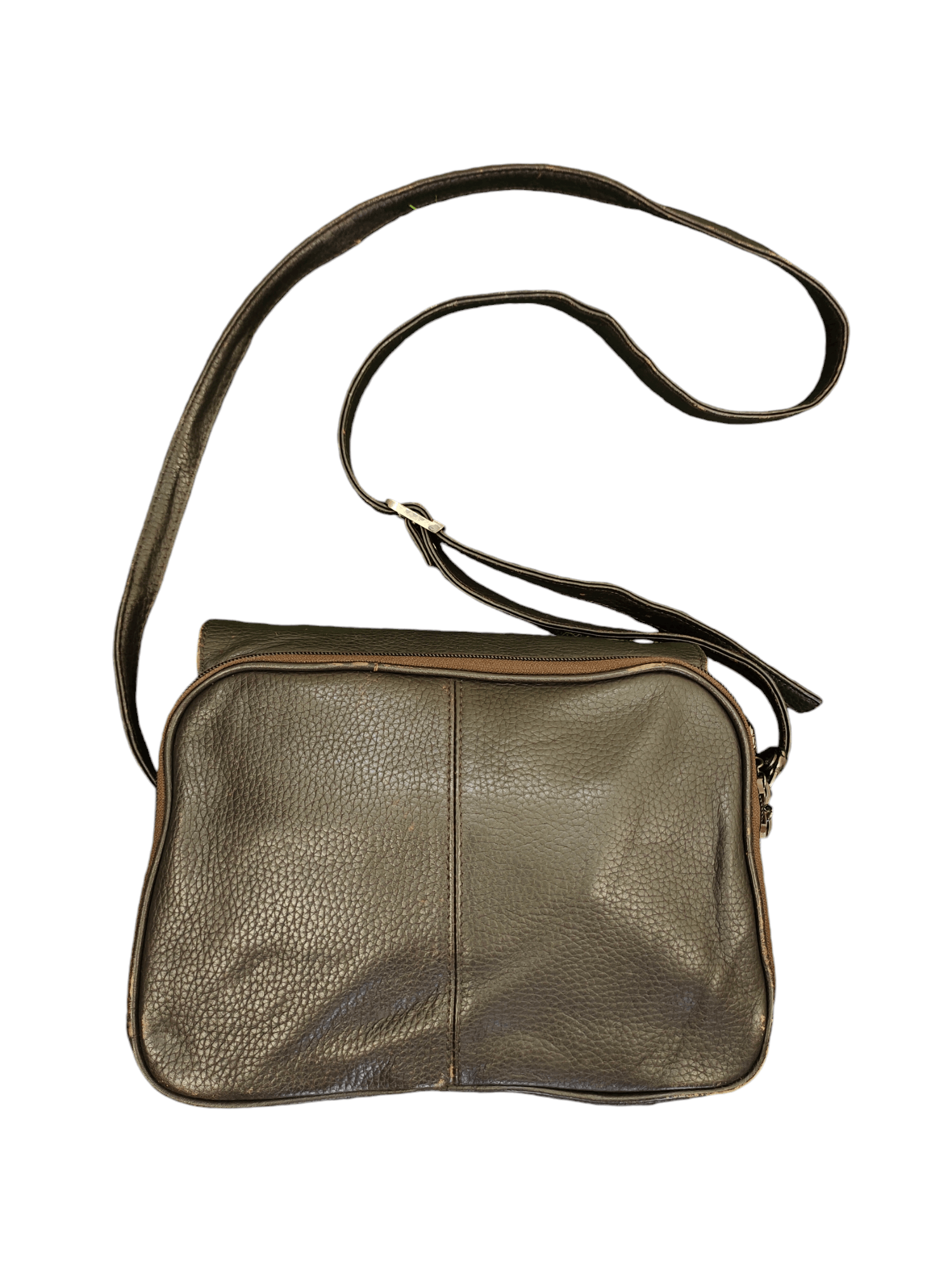 Leather Vintage Cavallina Japan Patina Leather Shoulder Sling Bag Size ONE SIZE - 12 Thumbnail