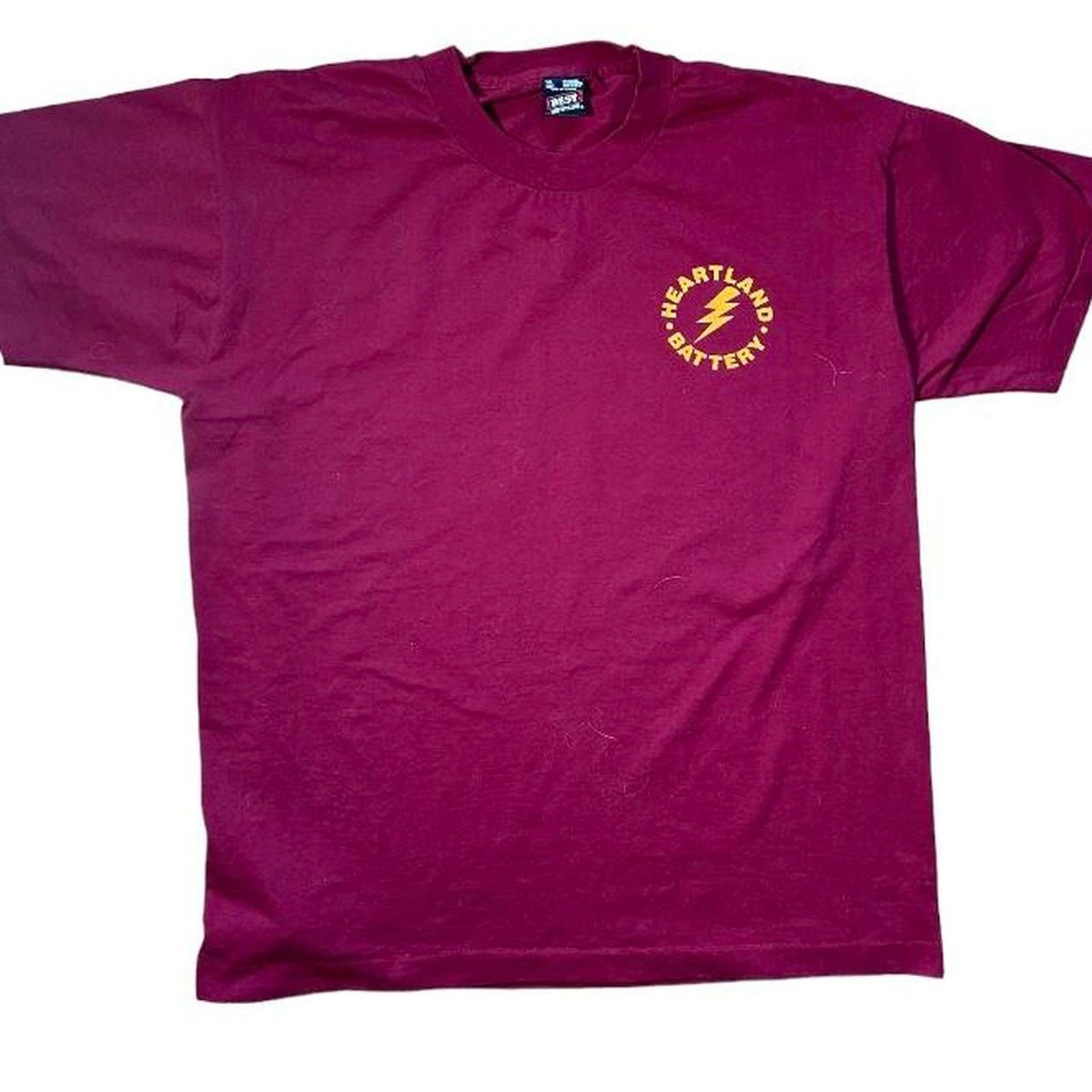 Fruit Of The Loom 90s burgundy heartland battery single Size US XL / EU 56 / 4 - 1 Thumbnail