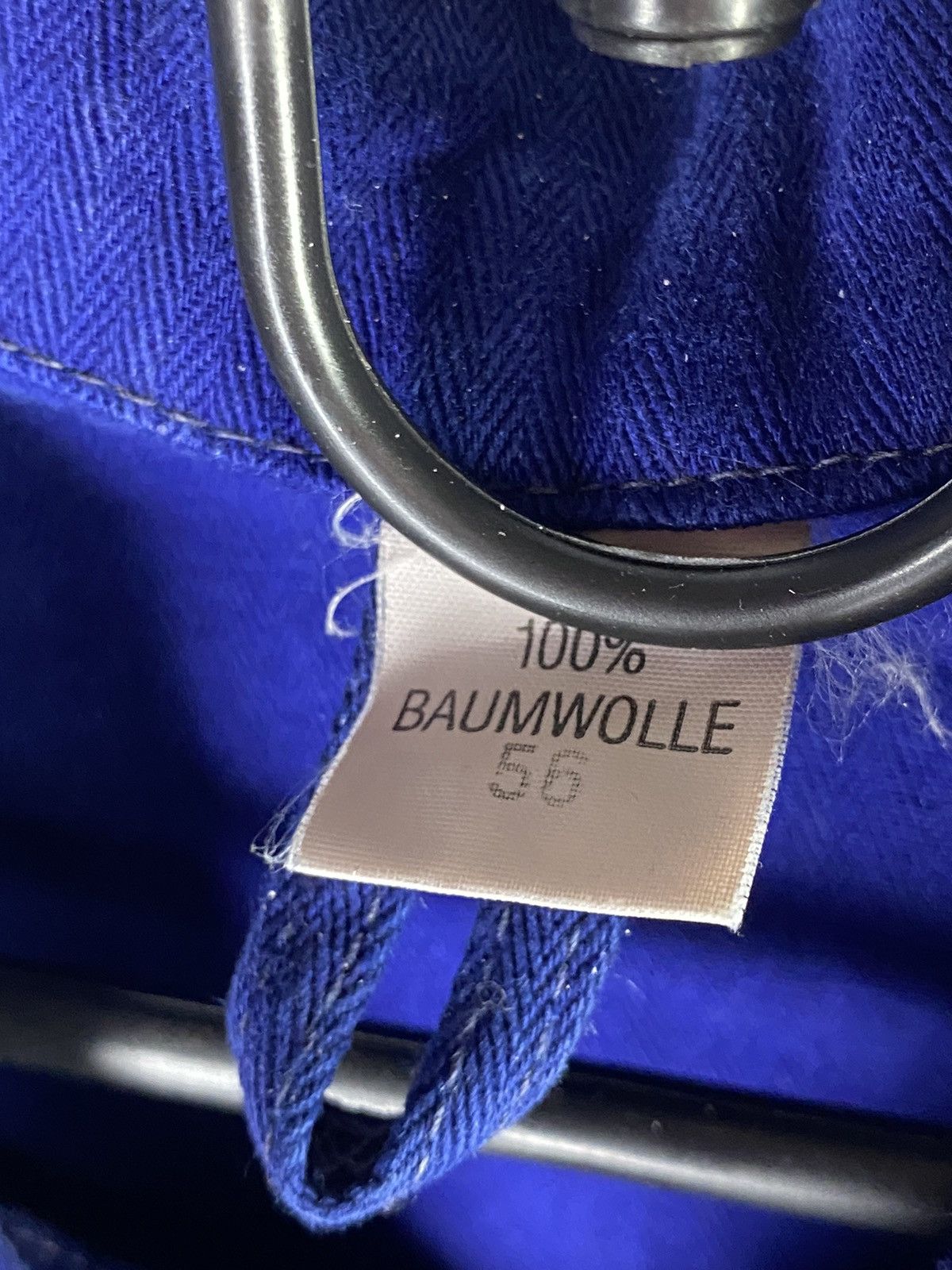Le Laboureur × Vintage Vintage Workwear Blue Chore Jacket with Paint Marks Size US XL / EU 56 / 4 - 8 Thumbnail