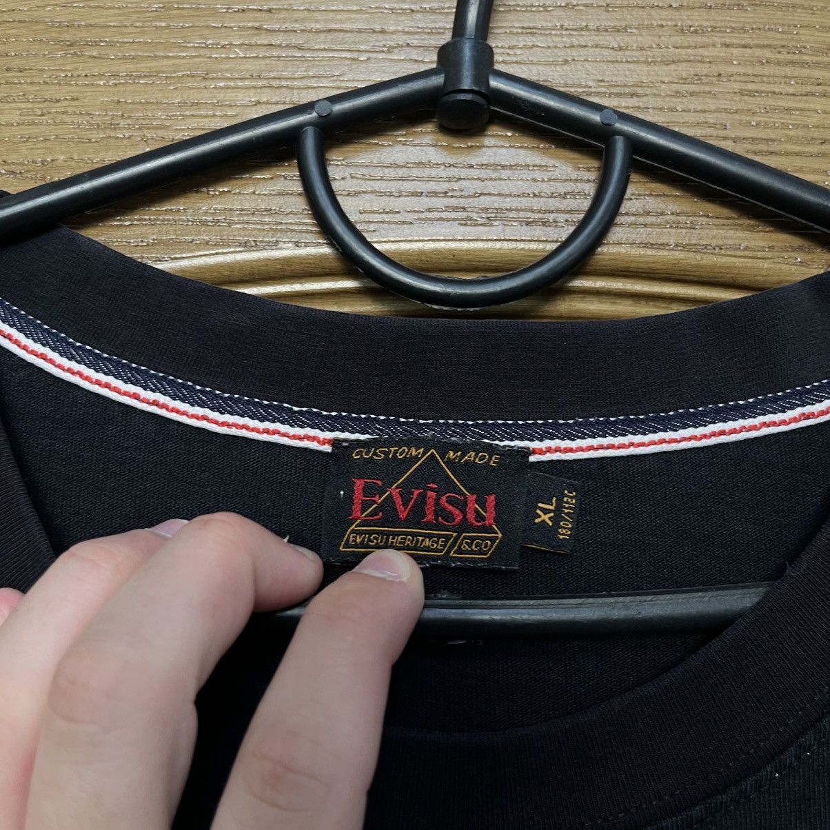 Evisu Vintage Evisu Big Logo T Shirt Tee 90’s Size US XL / EU 56 / 4 - 8 Thumbnail