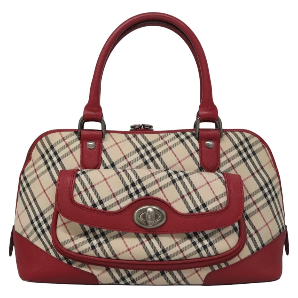 Burberry Nova Check Beige Canvas Handbag (Pre-Owned) Size ONE SIZE - 1 Thumbnail