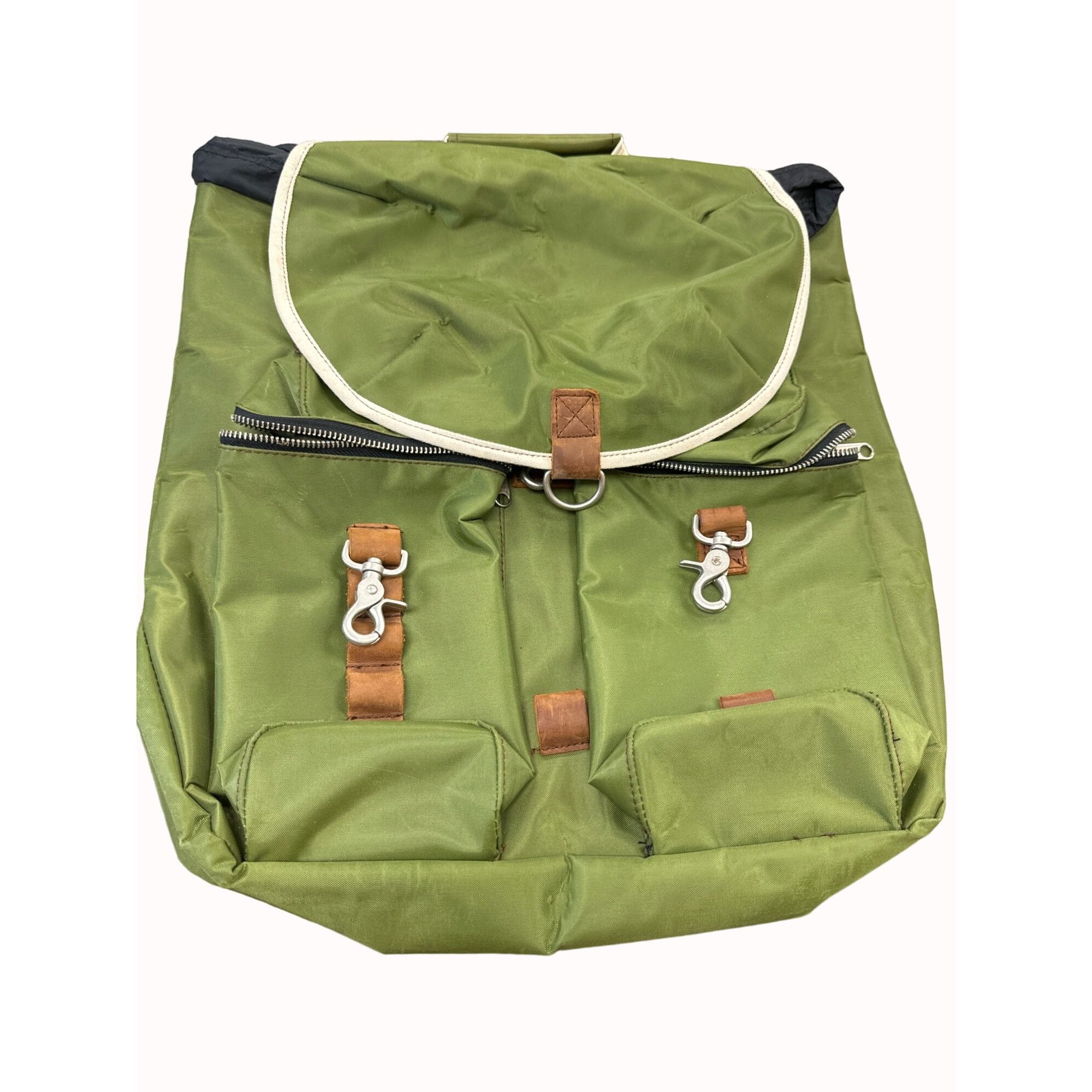 Paul Frank Paul Frank vintage 2005 green messenger back pack bag SKU 63 Size ONE SIZE - 4 Thumbnail