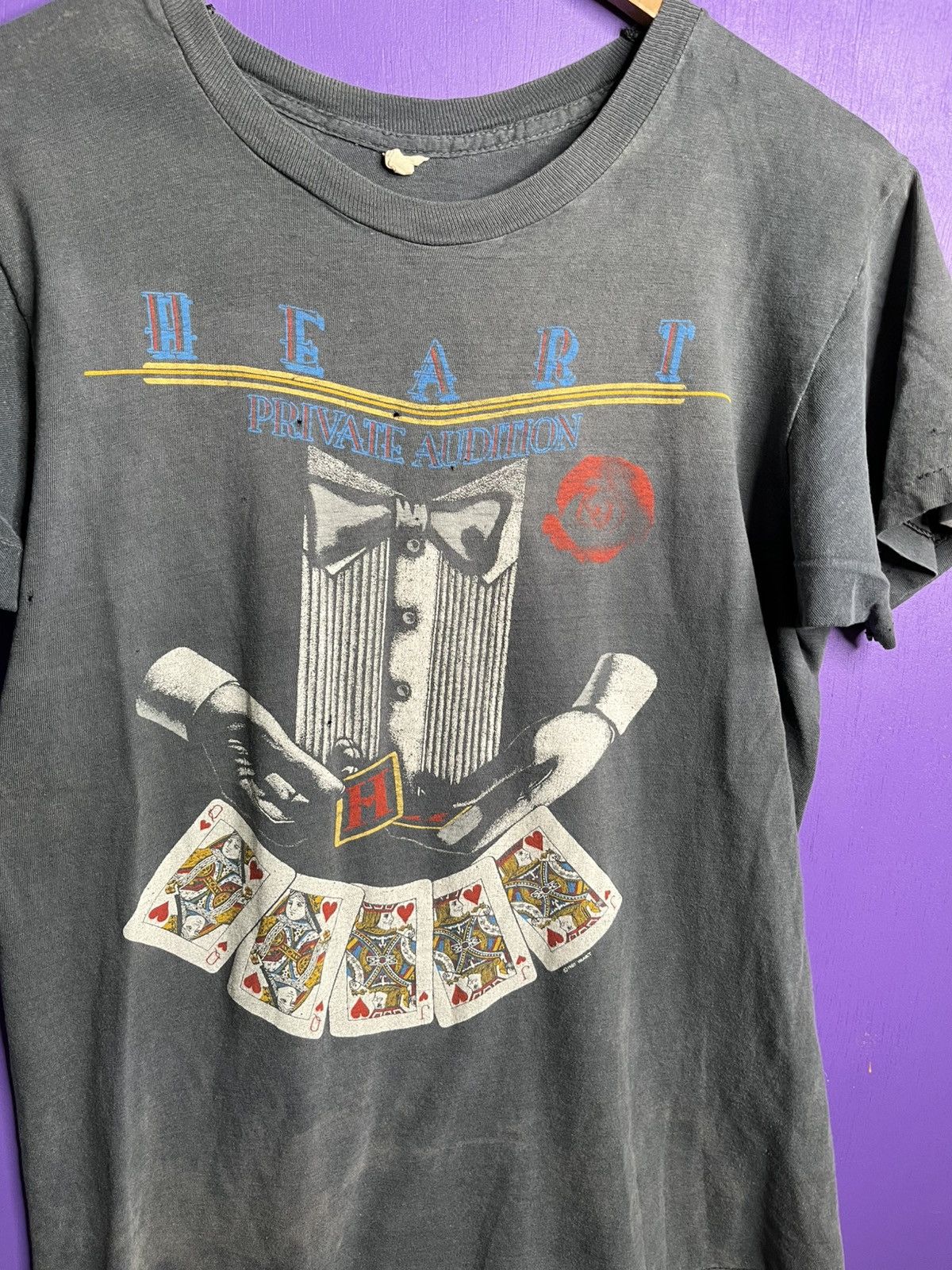 Band Tees × Vintage Vintage 1982 Heart private audition tour t-shirt Size US M / EU 48-50 / 2 - 3 Thumbnail