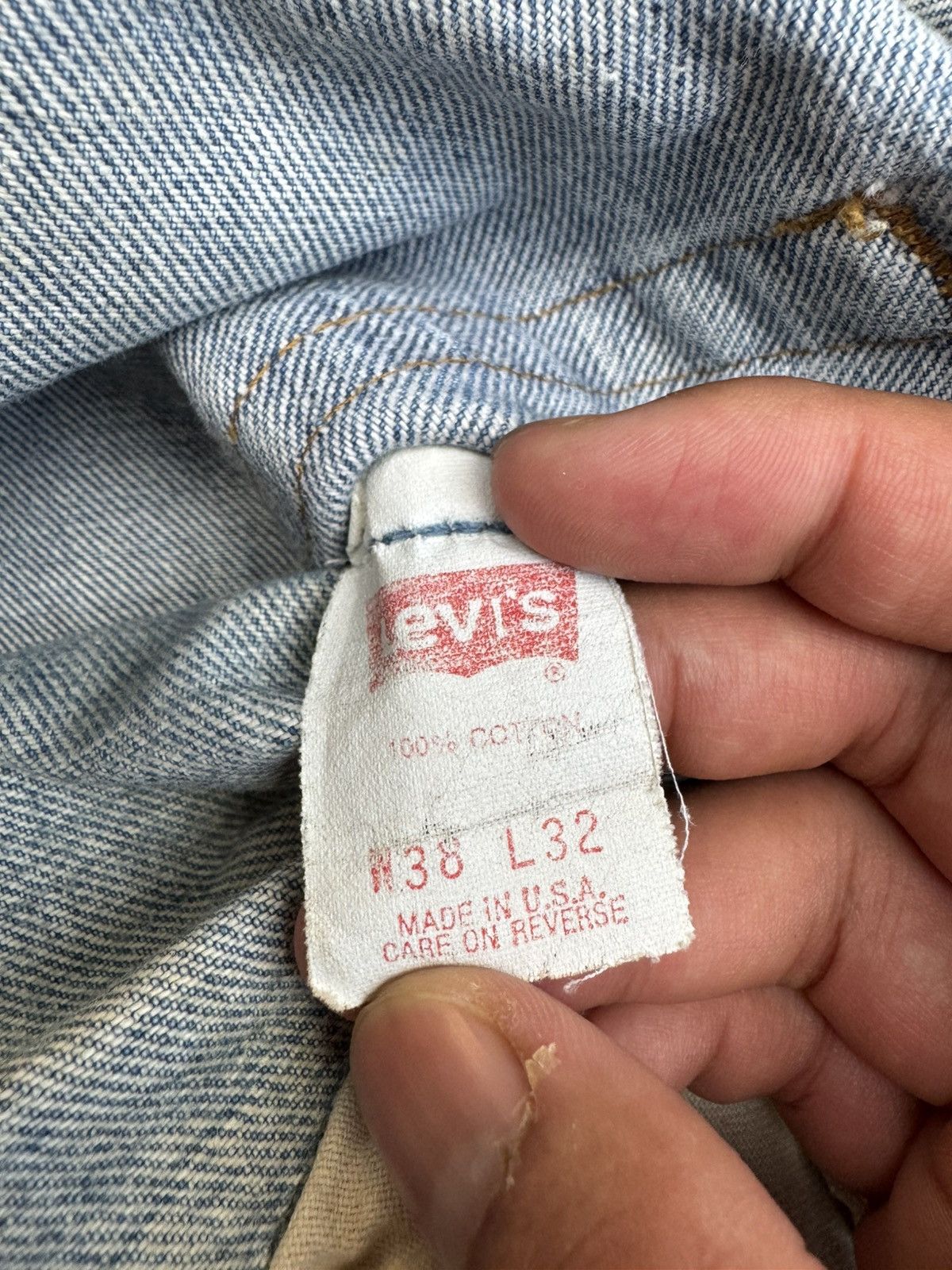 Levi's × Vintage Vintage 80s Levis 501xx USA denim jeans Size US 36 / EU 52 - 6 Thumbnail