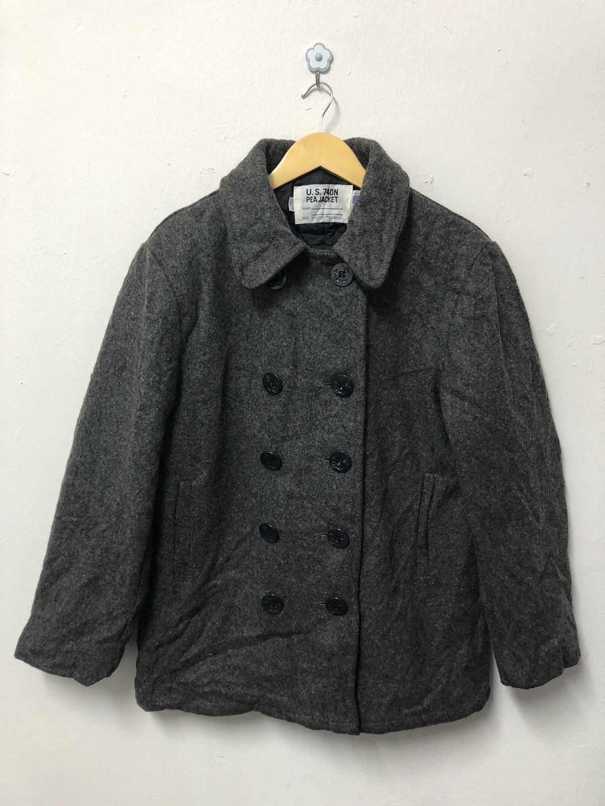 Schott × Vintage Vintage Schott Pea Coat Jacket Size US M / EU 48-50 / 2 - 1 Thumbnail
