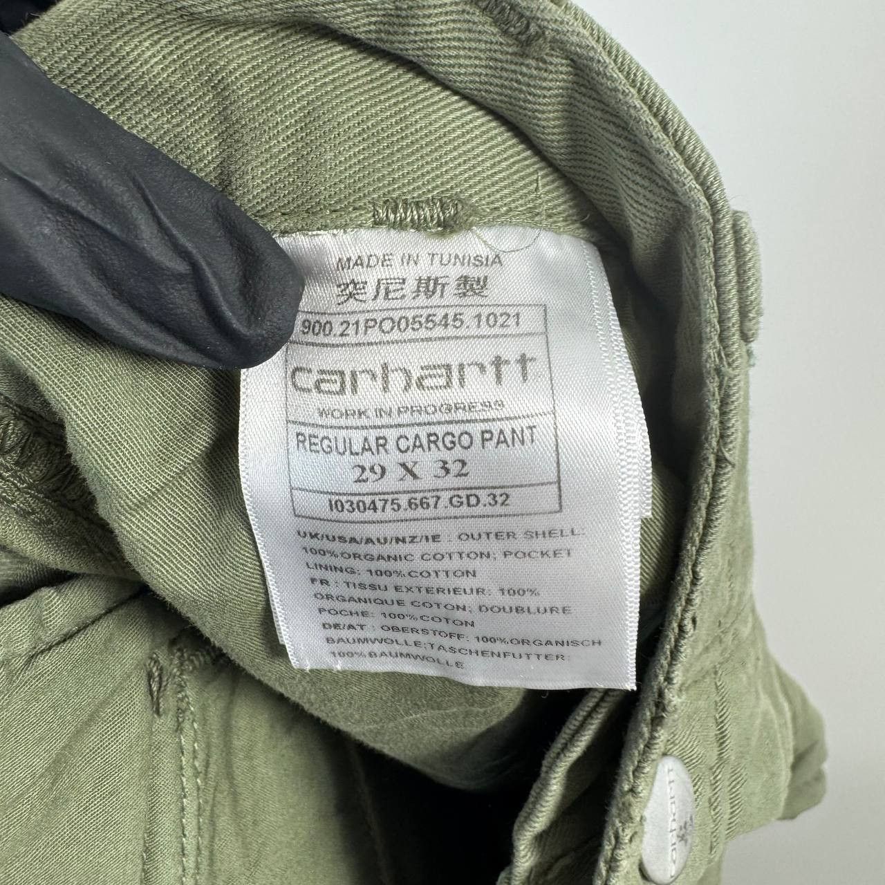 Carhartt Carhartt WIP Regular Cargo Pants Military Workwear 29x32 Size US 32 / EU 48 - 6 Thumbnail