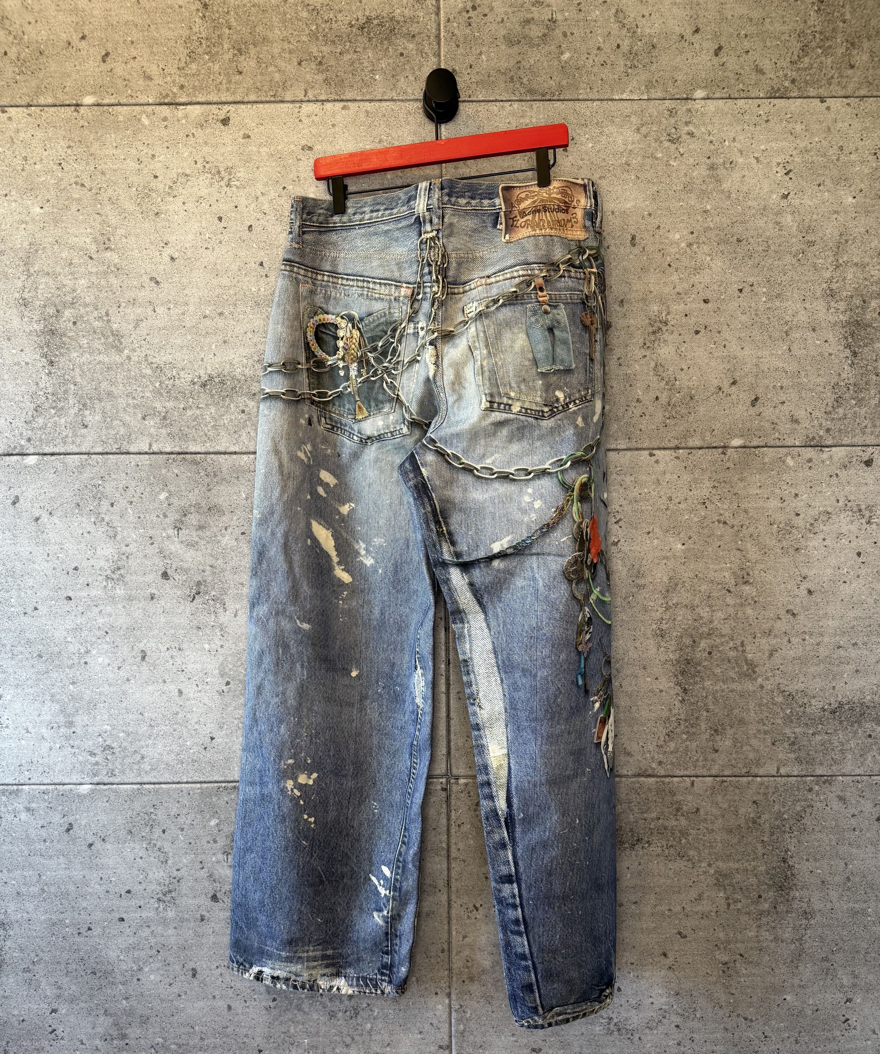 Acne Studios Acne studios trompe loeli key chain denim Size US 35 - 2 Thumbnail