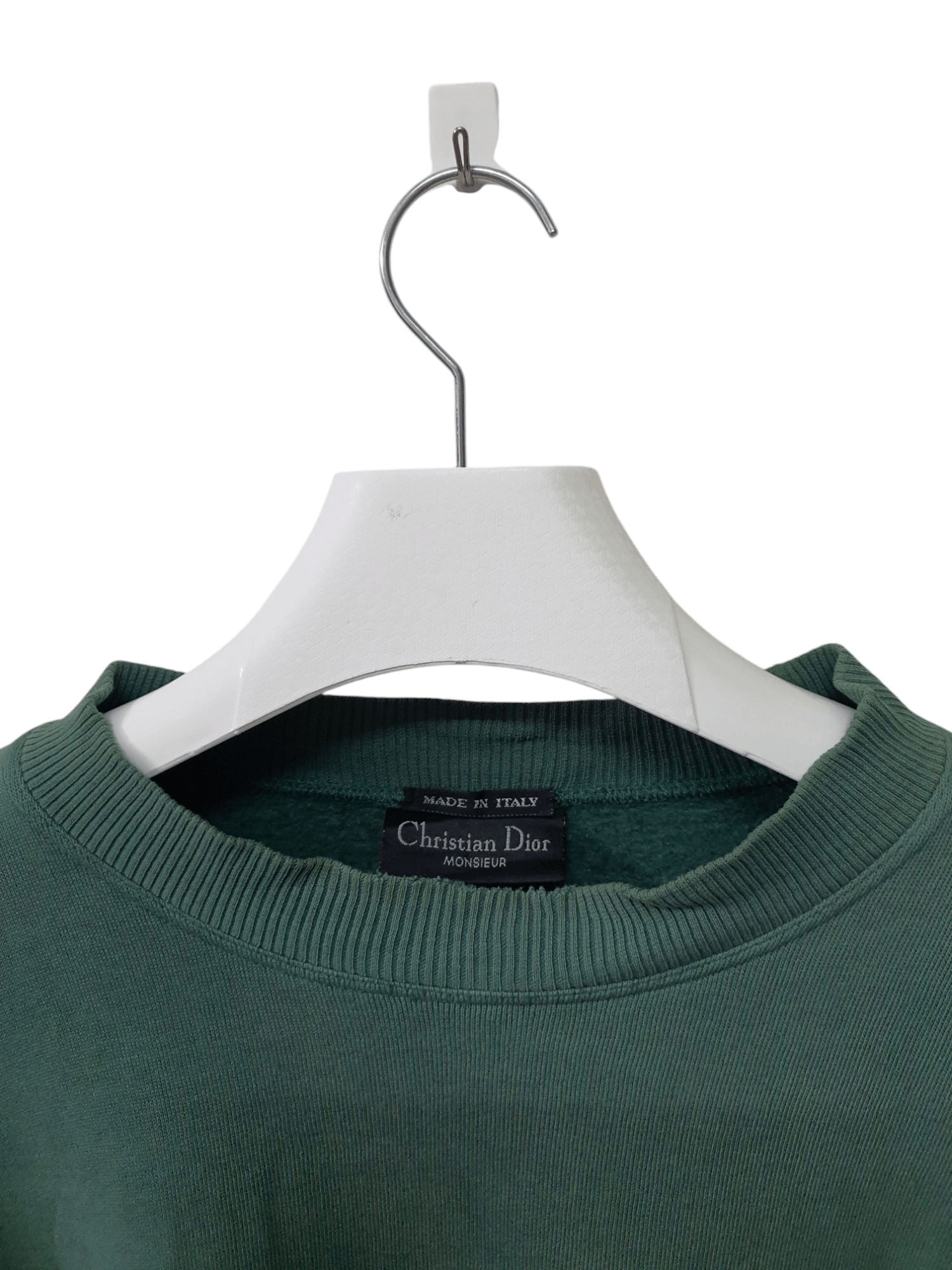 Dior vintage Christian Dior Monsieur green crewneck sweatshirt Size US L / EU 52-54 / 3 - 5 Thumbnail