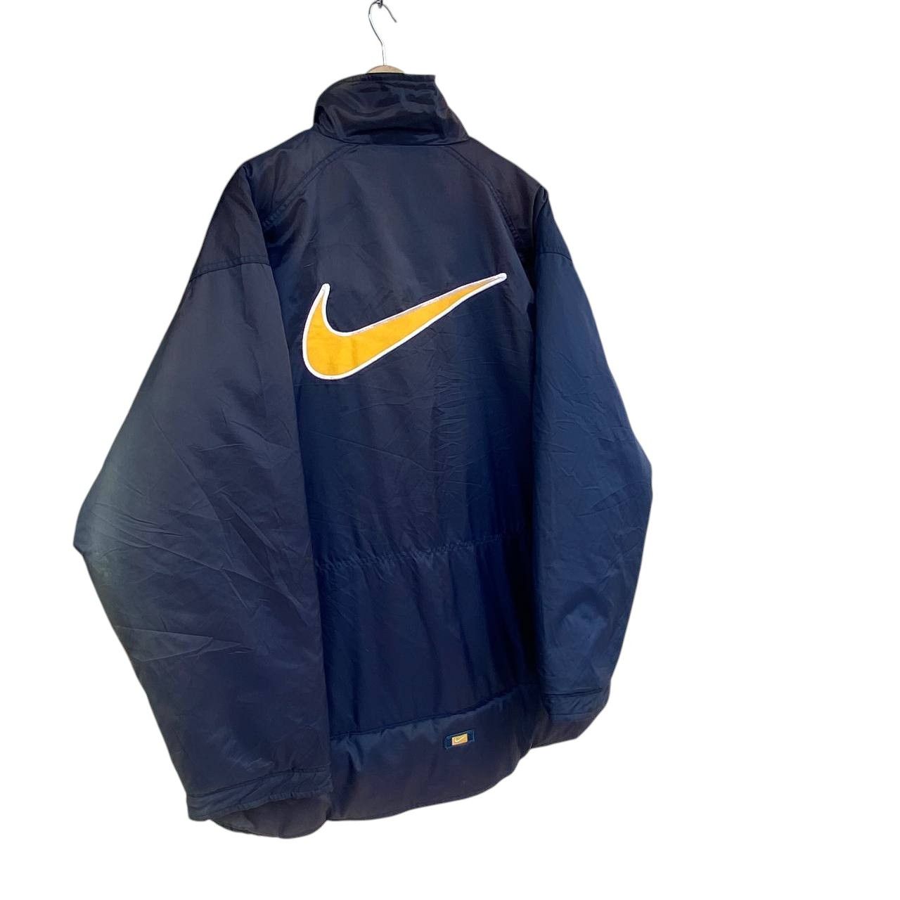 Vintage VINTAGE 90S NIKE COACH INSULATED JACKET FADED BLUE Size US L / EU 52-54 / 3 - 1 Thumbnail