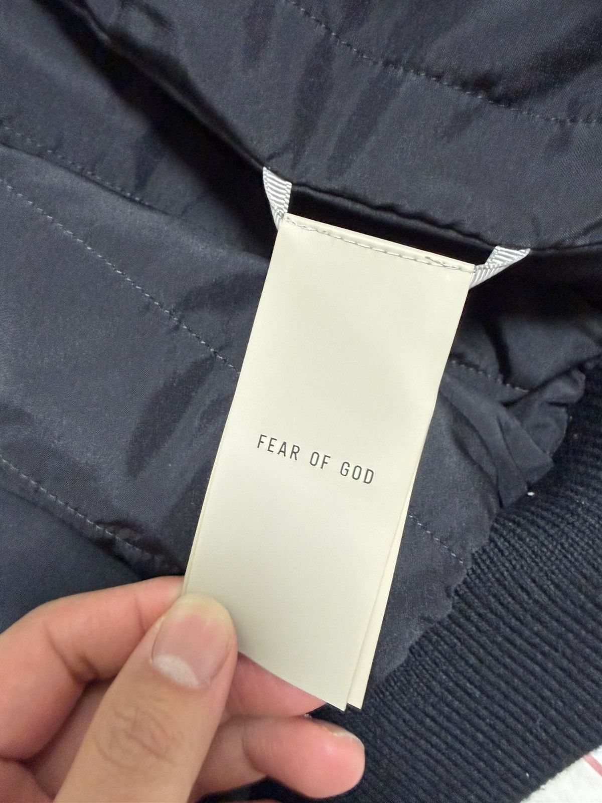 Fear of God Fear of god 8th Striped Full-Grain Leather Bomber Jacket Size US L / EU 52-54 / 3 - 8 Thumbnail