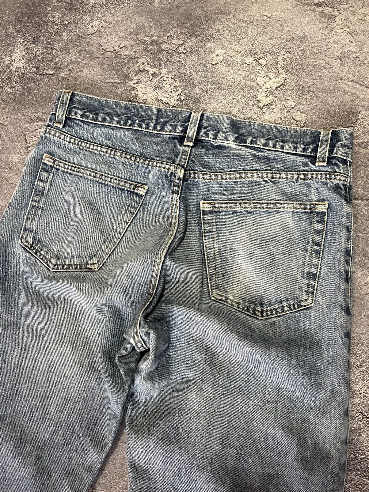 Helmut Lang Helmut Lang SS99 Jeans Classic Cut Washed Denim Distressed Size US 33 - 3 Thumbnail