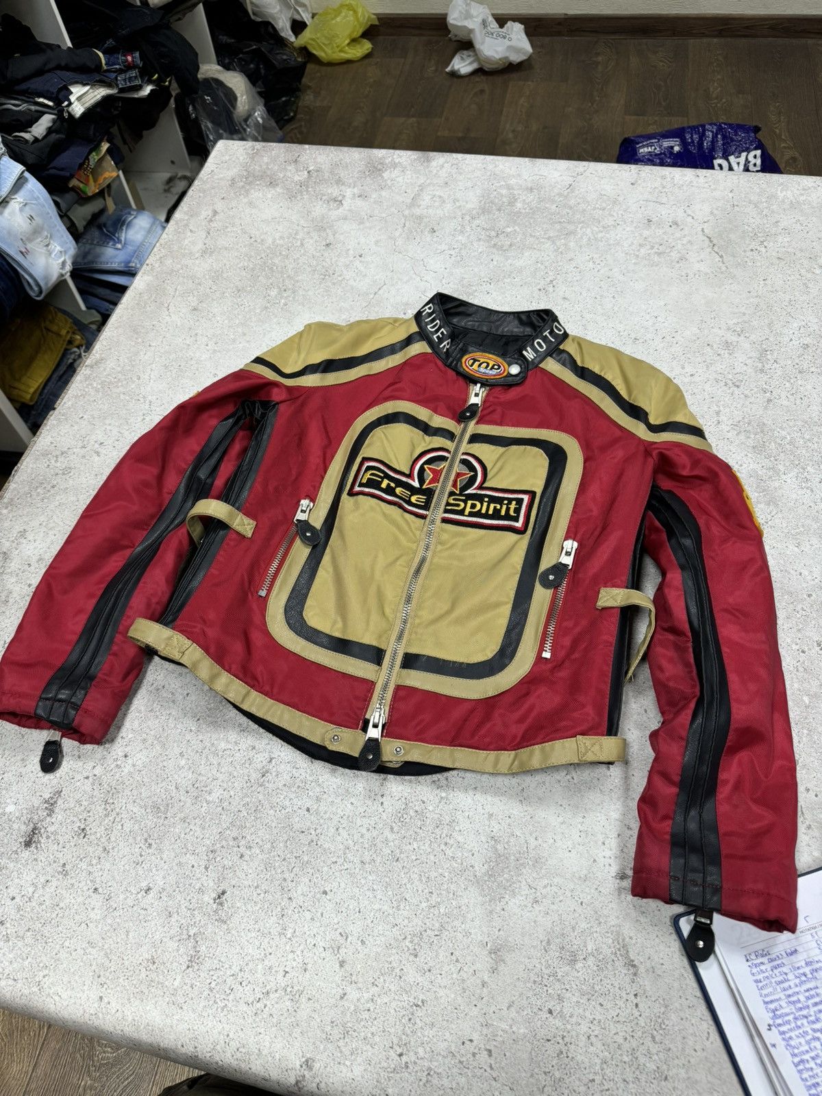 Japanese Brand Vintage 90s - 00s Team spirit Racing Jacket Size US S / EU 44-46 / 1 - 9 Thumbnail
