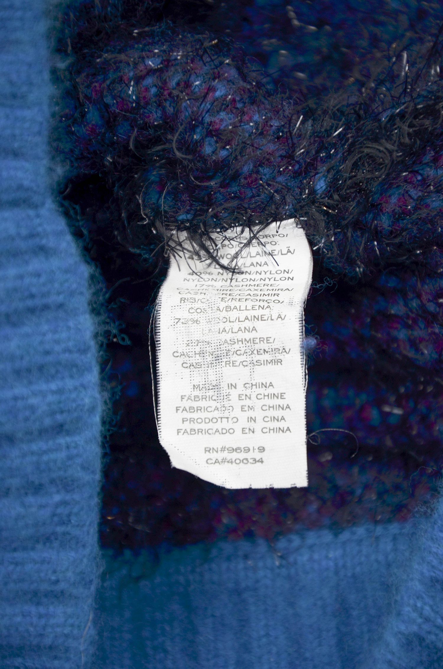 Marc Jacobs Marc Jacobs Fuzzy Leopard Sweater Blue Purple M Size M / US 6-8 / IT 42-44 - 9 Thumbnail