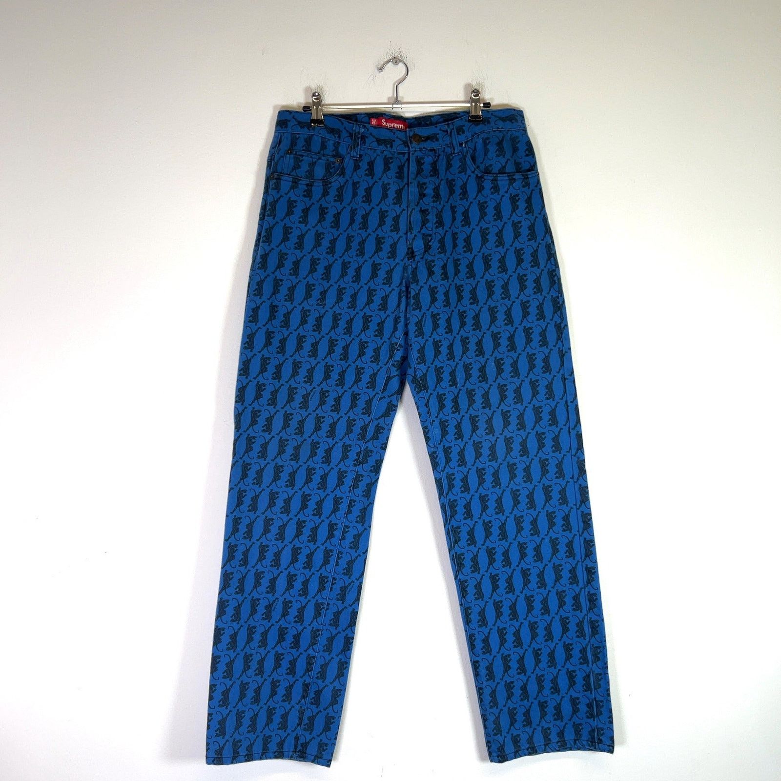 Supreme Supreme Cherub 5 pocket jeans Light blue FW16 | Grailed