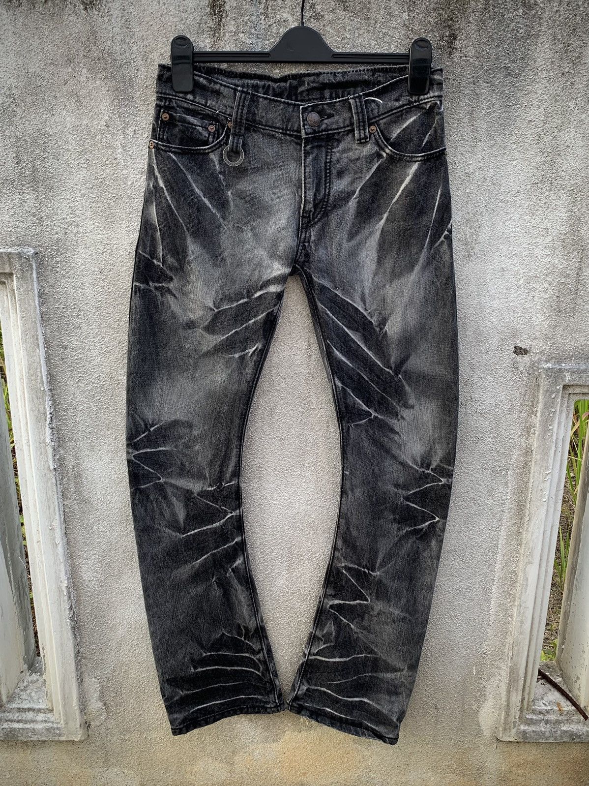 If Six Was Nine 2000s BUFFALO BOBS Curve Leg Boot Cut Jeans Size US 31 - 3 Thumbnail