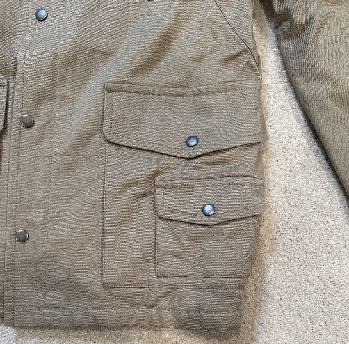 Calvin Klein Calvin Klein Beige Canvas Jacket Sz M Size US M / EU 48-50 / 2 - 6 Thumbnail
