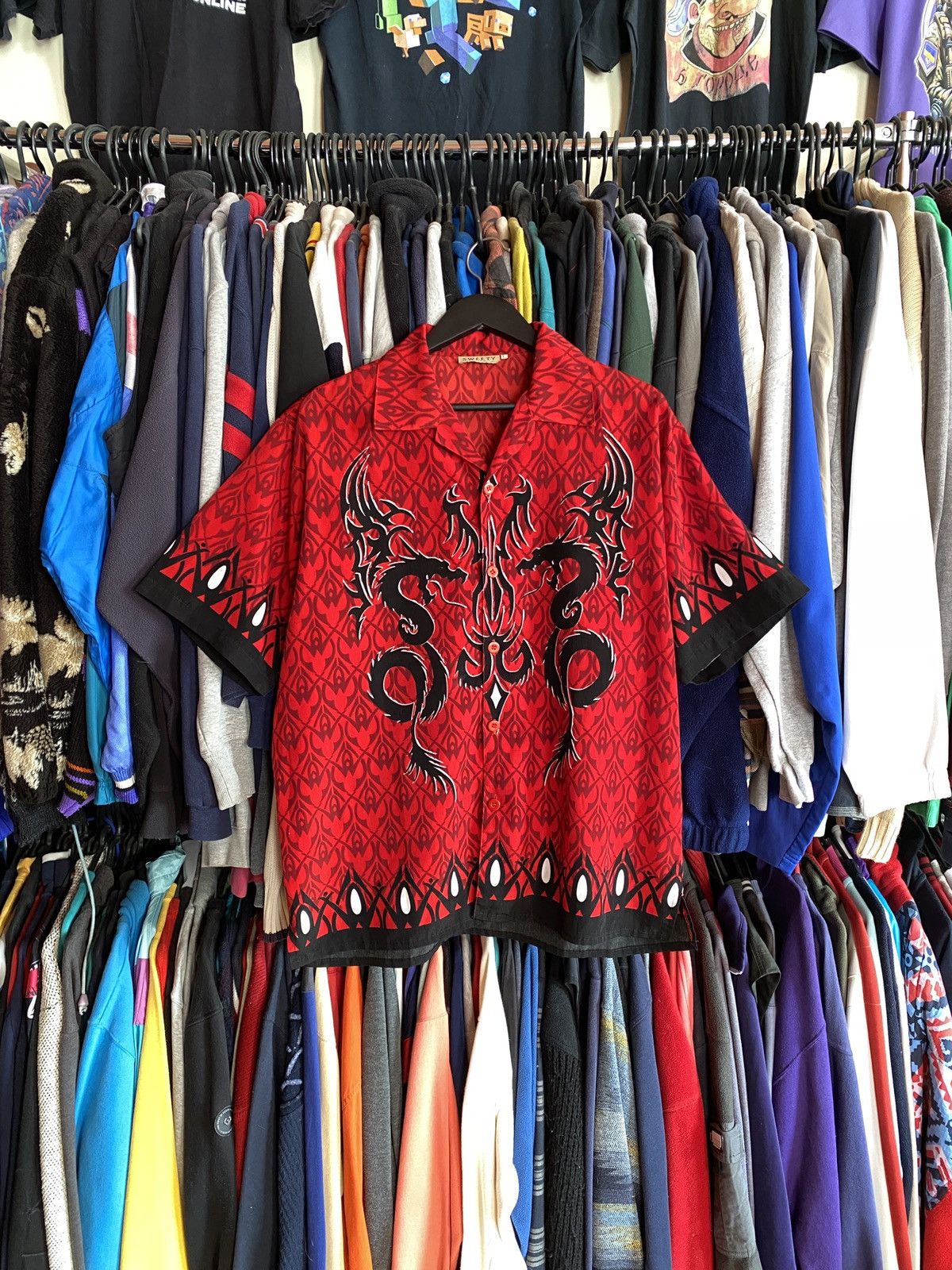 Japanese Brand VINTAGE DRAGON TRIBAL JAPANESE BRAND HAWAIIAN SHIRT Size US L / EU 52-54 / 3 - 1 Thumbnail
