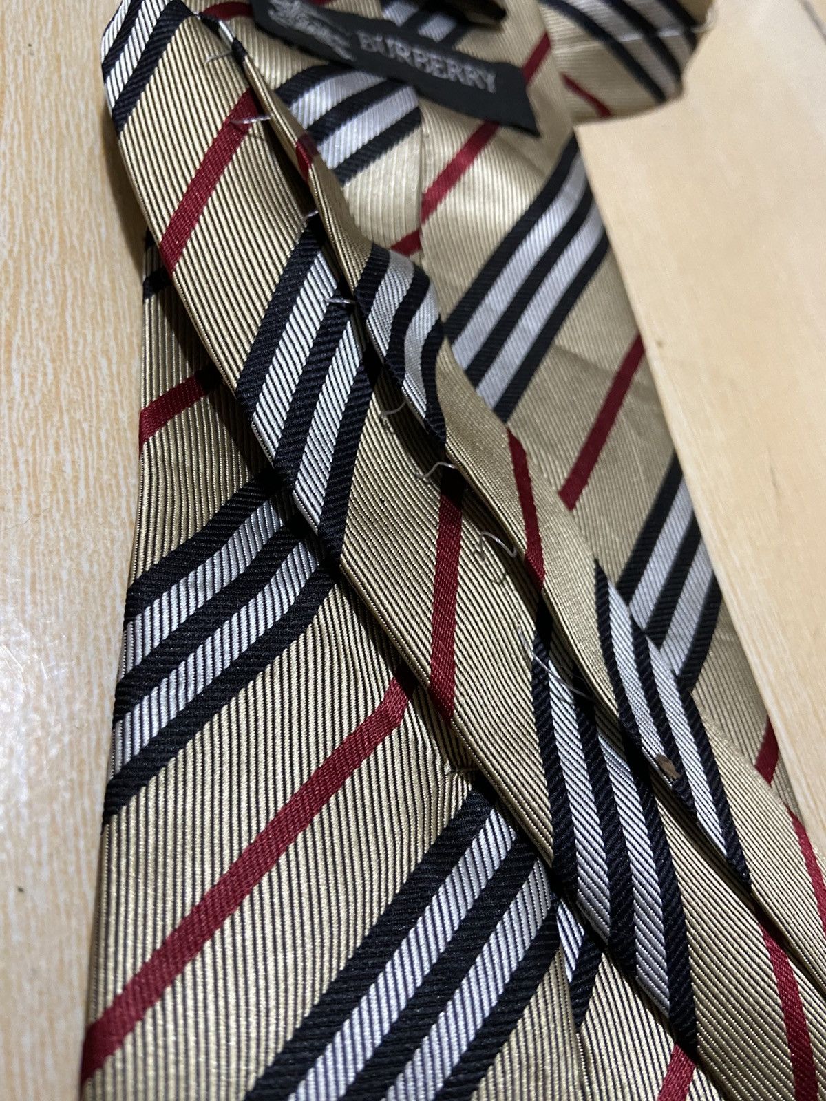 Burberry × Vintage Burberry Novacheck Tie Size ONE SIZE - 3 Thumbnail