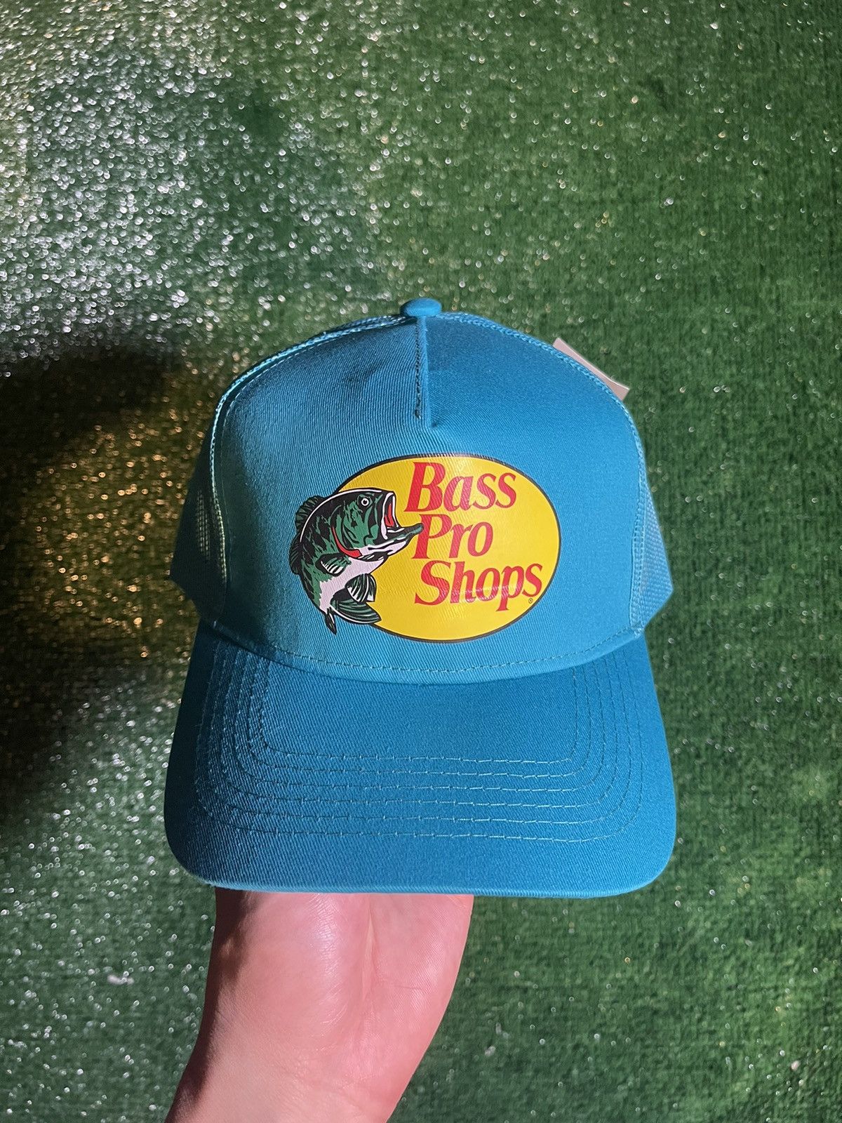 Bass Pro Shops Aqua Blue Men’s Bass Pro Hat Size ONE SIZE - 1 Thumbnail