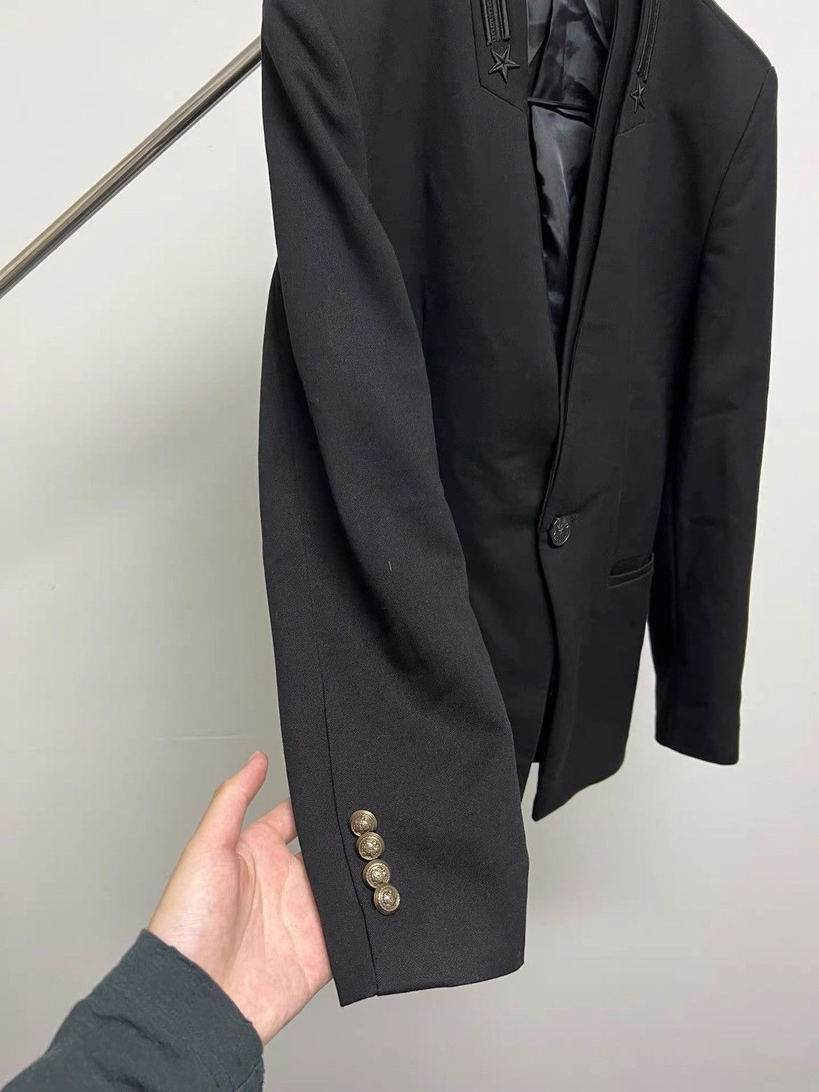 Givenchy Givenchy Star Neck Blazer Jacket-2505 Size US S / EU 44-46 / 1 - 4 Thumbnail