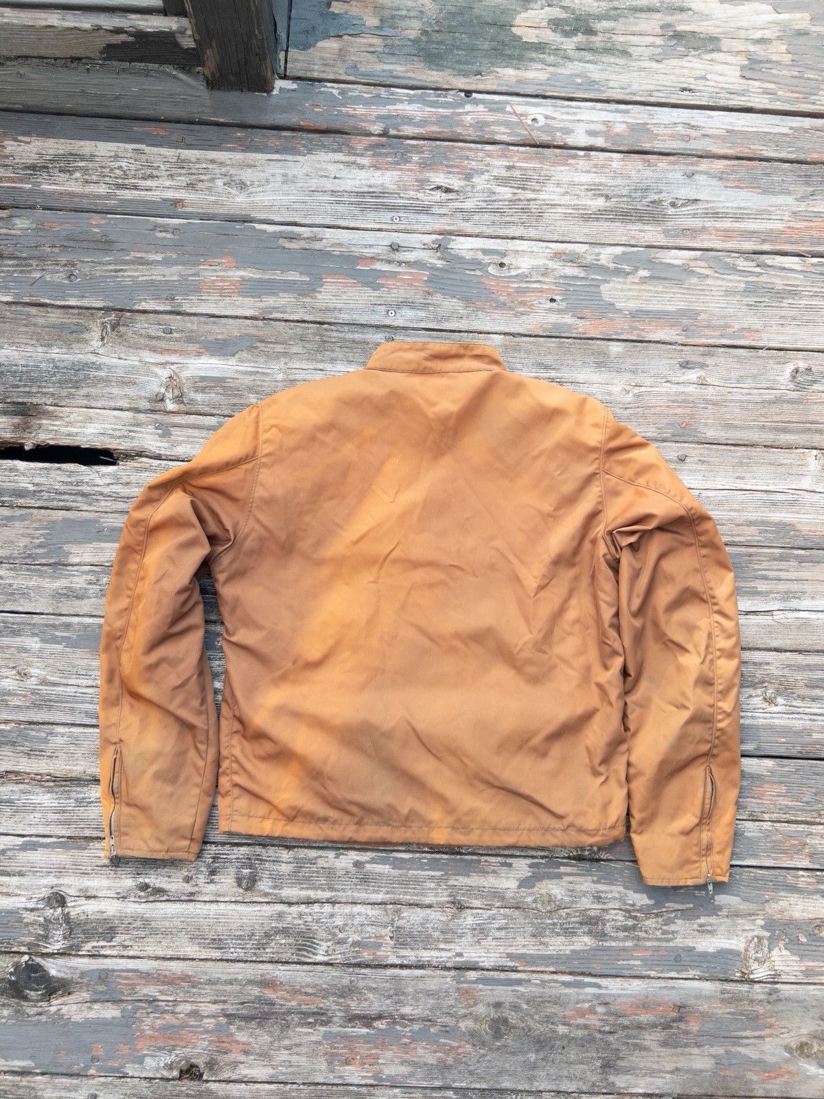 Helmut Lang Helmut Lang SS96 MA-1 Burnt Nylon Moto Jacket Size US L / EU 52-54 / 3 - 5 Thumbnail